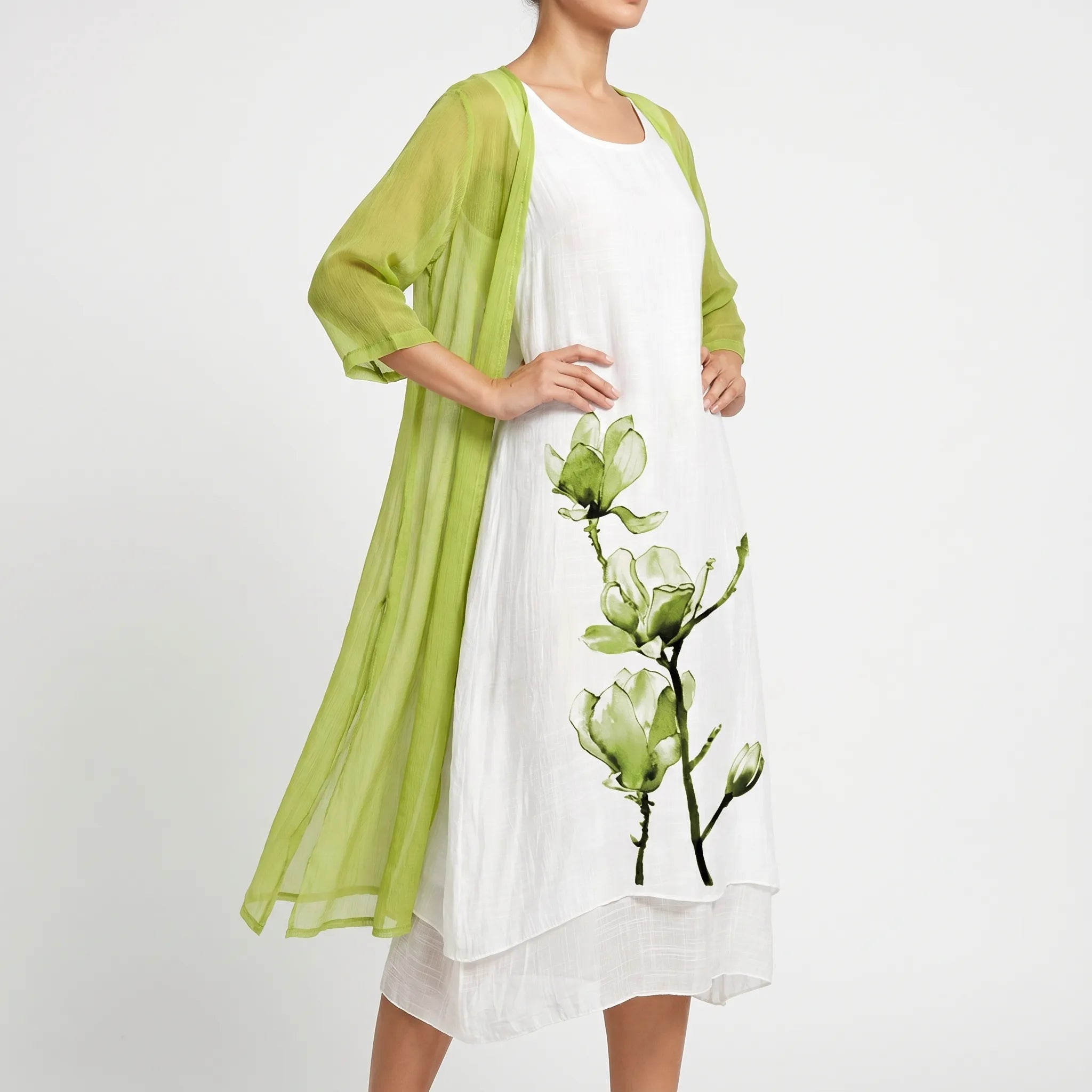 Verdelia™ -  Two-Piece Dress Set -  Layered Daytime Styling