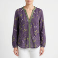 Verdise™ -  Botanical Print Blouse -  Everyday Casual Wear