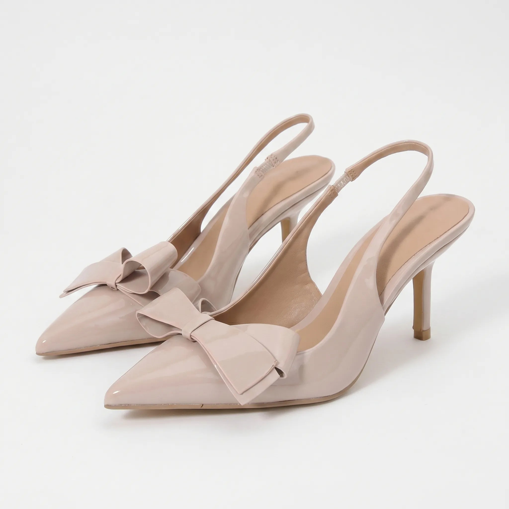 Vernara™ -  Pointed Toe Slingback Heels -  Evening Events