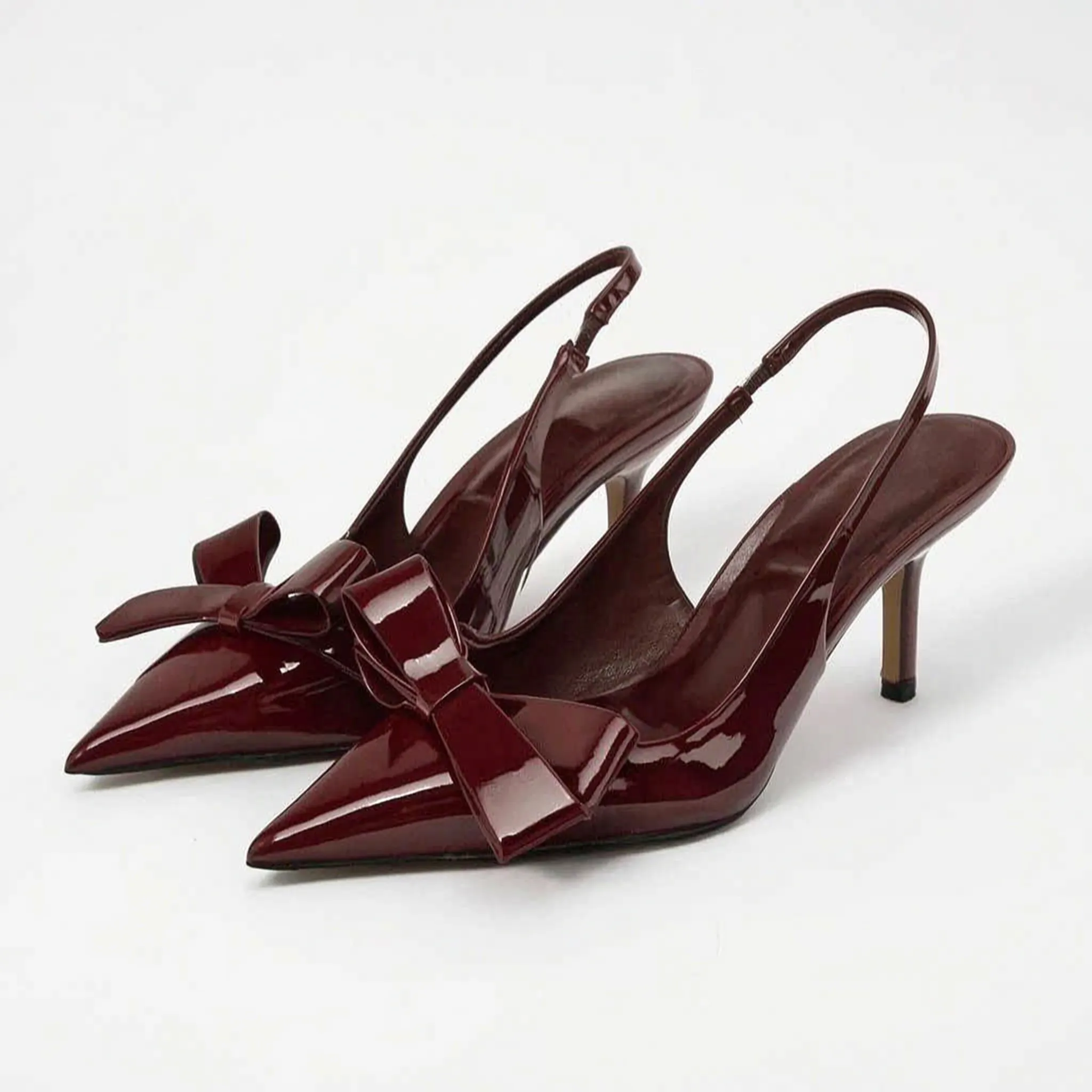 Vernara™ -  Pointed Toe Slingback Heels -  Evening Events