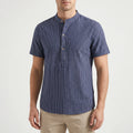 Vertis™ -  Short Sleeve Henley Shirt -  Holiday Sightseeing