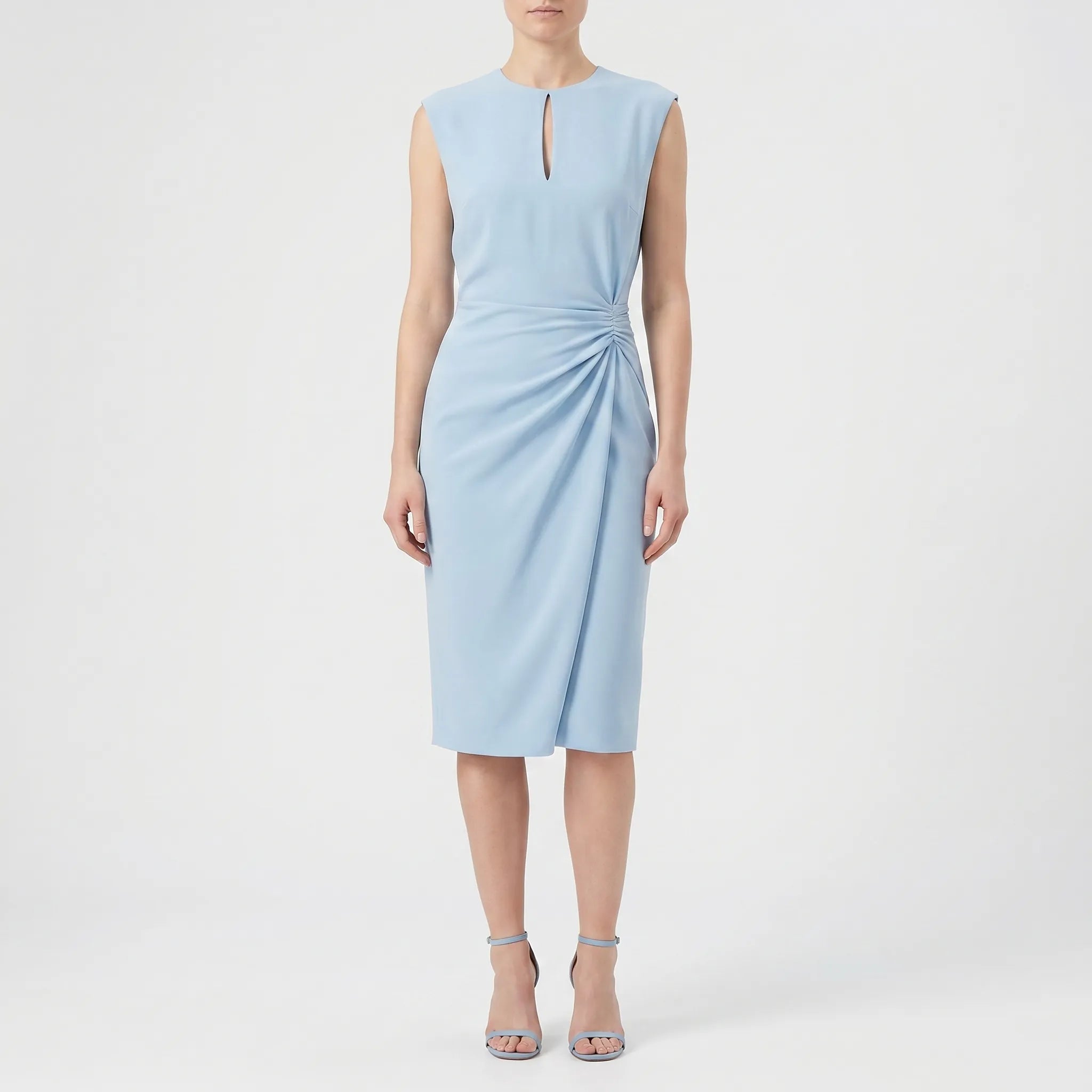 Vesperis™ -  Sleeveless Formal Midi Dress -  Formal Evening Events