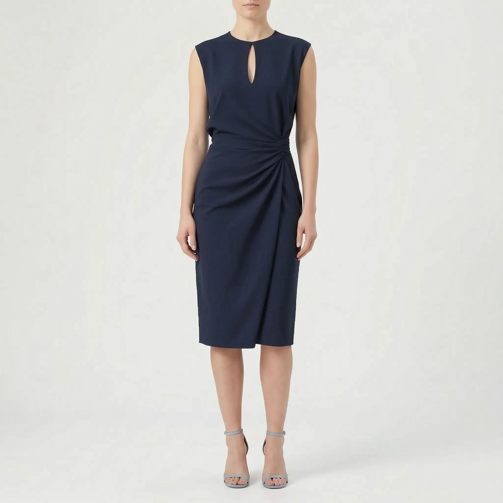 Vesperis™ -  Sleeveless Formal Midi Dress -  Formal Evening Events