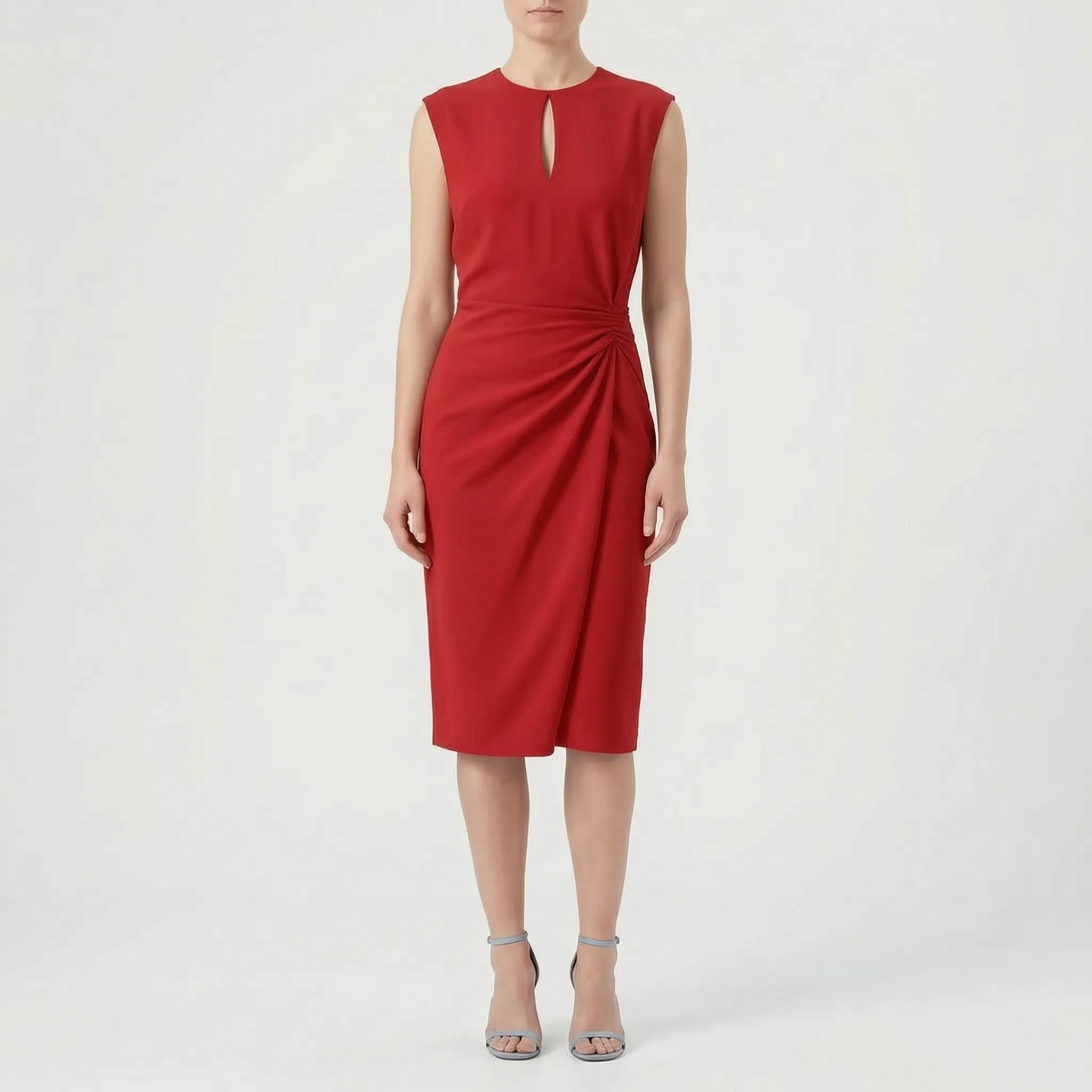 Vesperis™ -  Sleeveless Formal Midi Dress -  Formal Evening Events