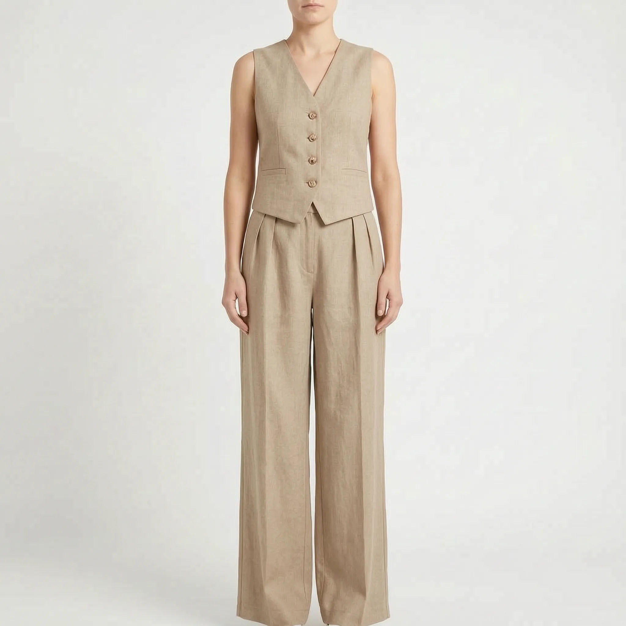 Vestique™ -  Two Piece Tailored Set -  Office To Evening Wear