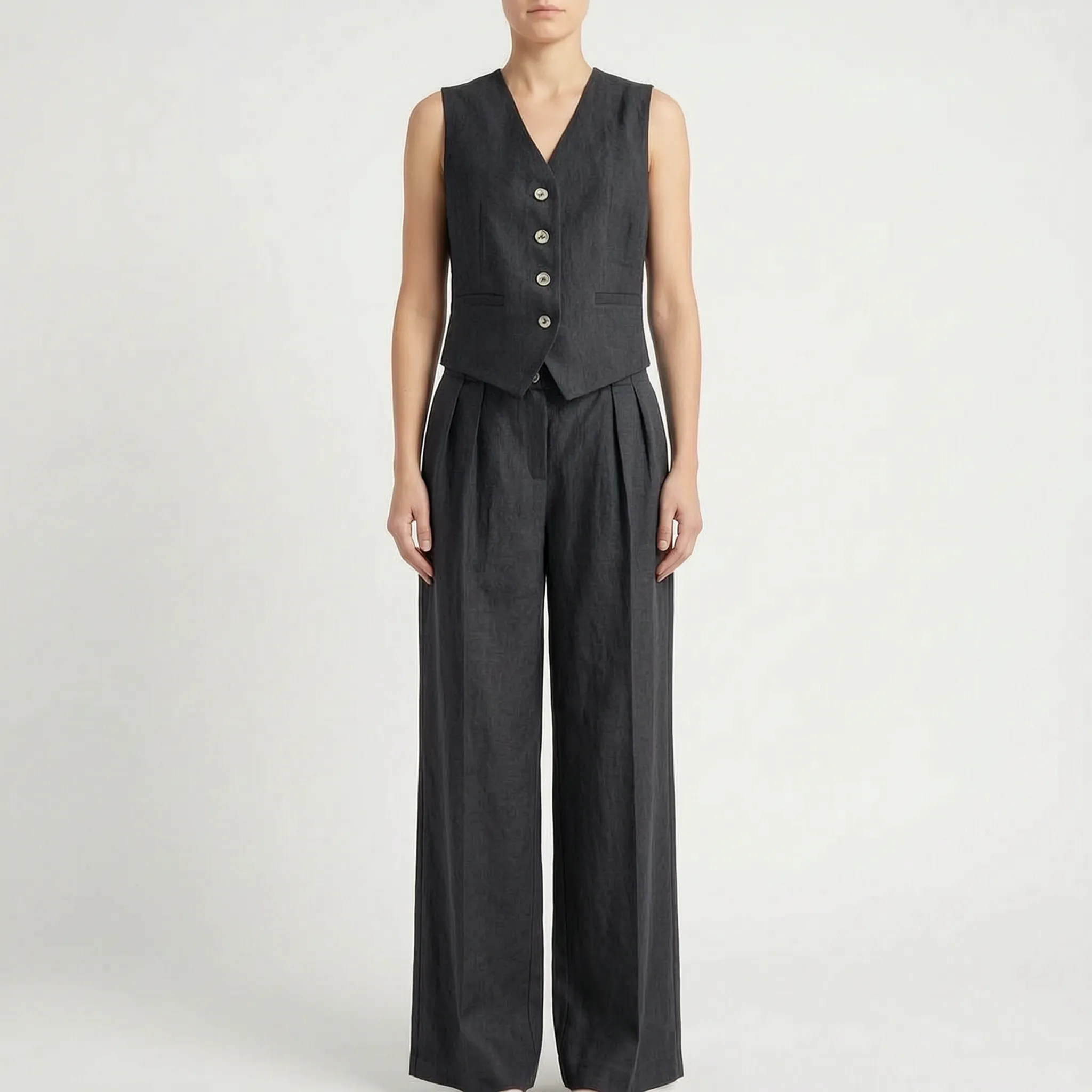 Vestique™ -  Two Piece Tailored Set -  Office To Evening Wear
