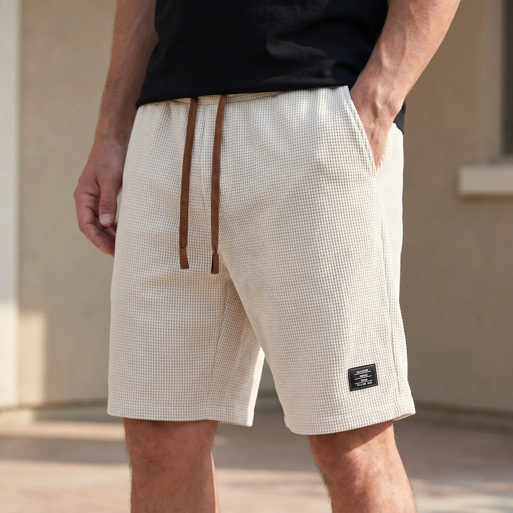 Vestril™ -  Men's Textured Shorts -  Weekend Casual Wear