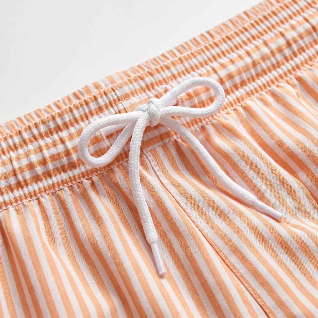 Vevant™ -  Striped Summer Swimming Trunks -  Poolside Lounging