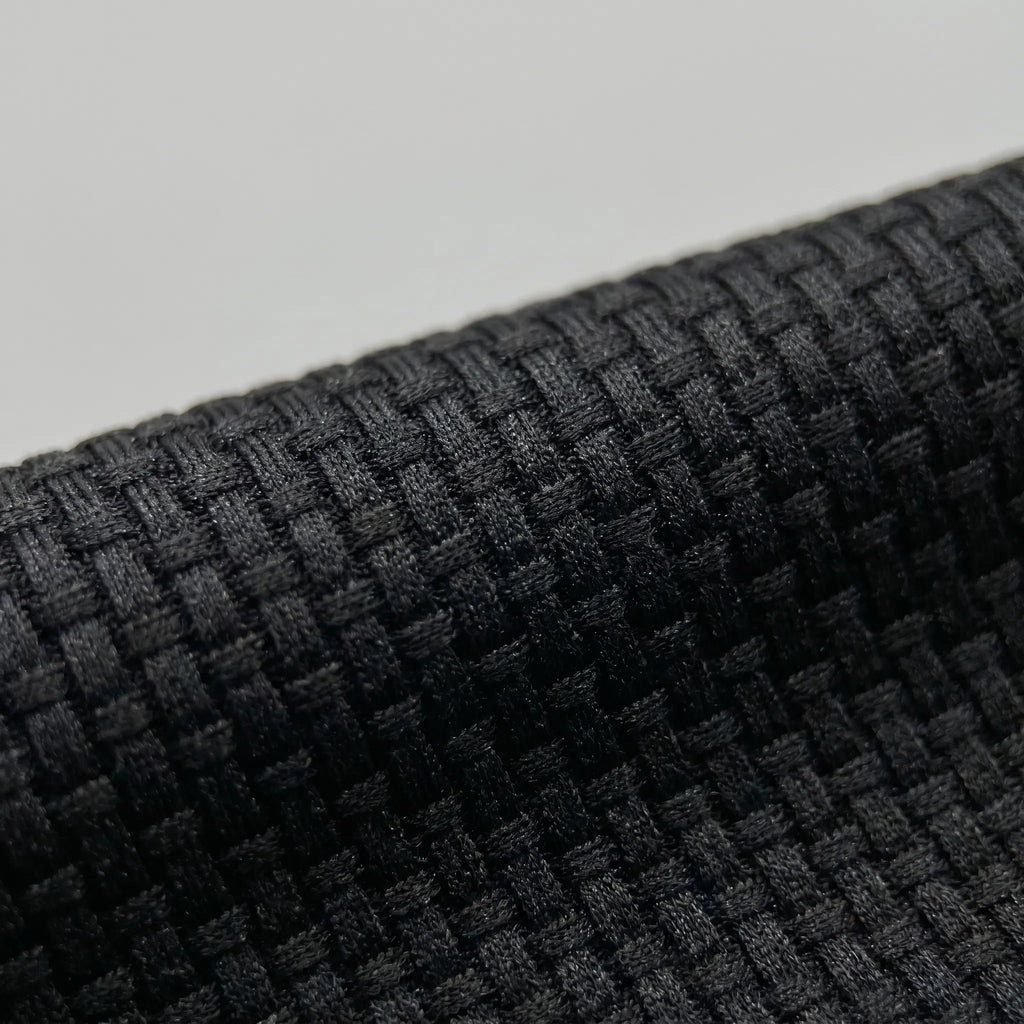 Vexton™ -  Textured Knit Men's Polo Shirt -  Relaxed Office Wear