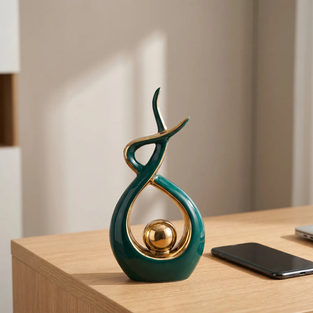 Videntis™ -  Modern Abstract Flowing Sculpture -  Living Room Styling