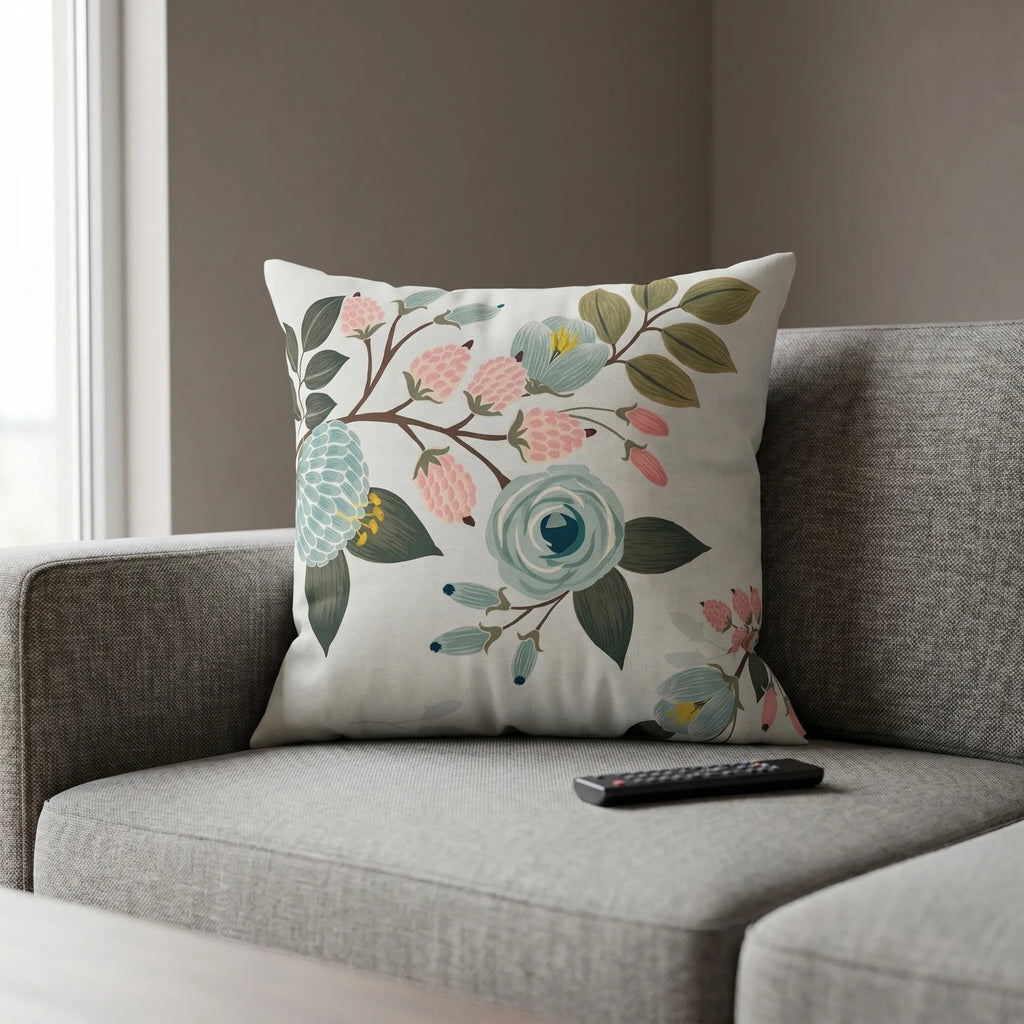 Vildna™ -  Square Botanical Decorative Cushion -  Styling Indoor Seating