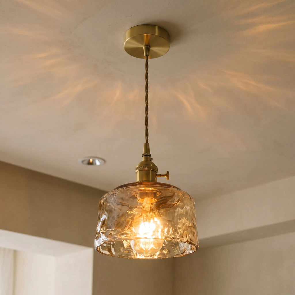 Vintoro™ -  Textured Dome Pendant Lamp -  Ambient Room Lighting