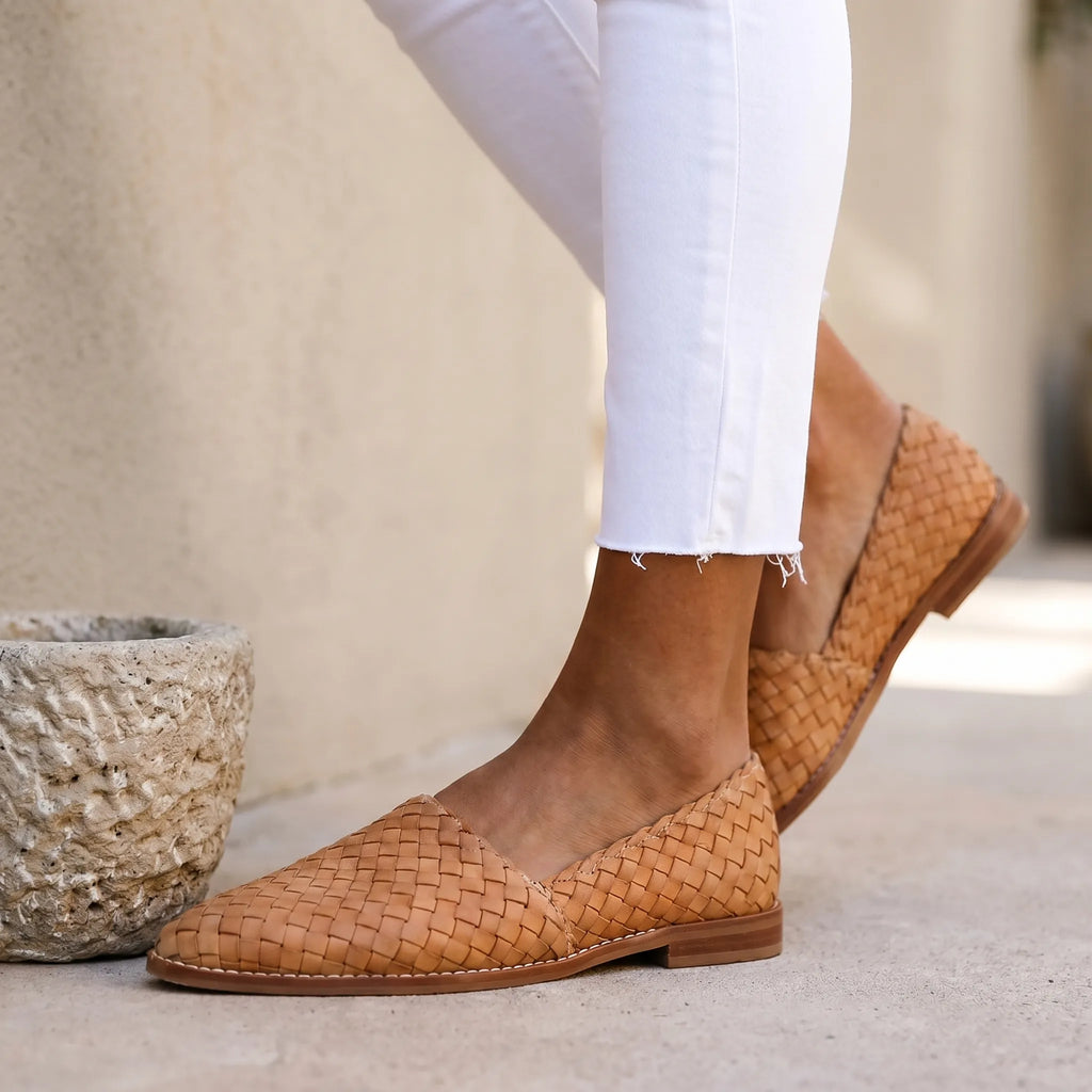 Vivera™ -  Woven Slingback Flats -  Smart Casual Outings