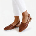 Vivera™ -  Woven Slingback Flats -  Smart Casual Outings
