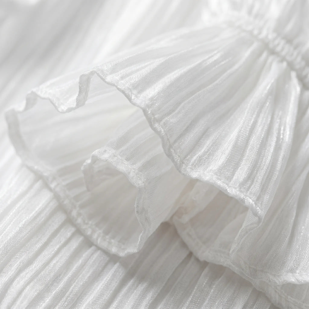 Volanta™ -  Ruffled Long-Sleeve Blouse -  Dressing Up For Evenings