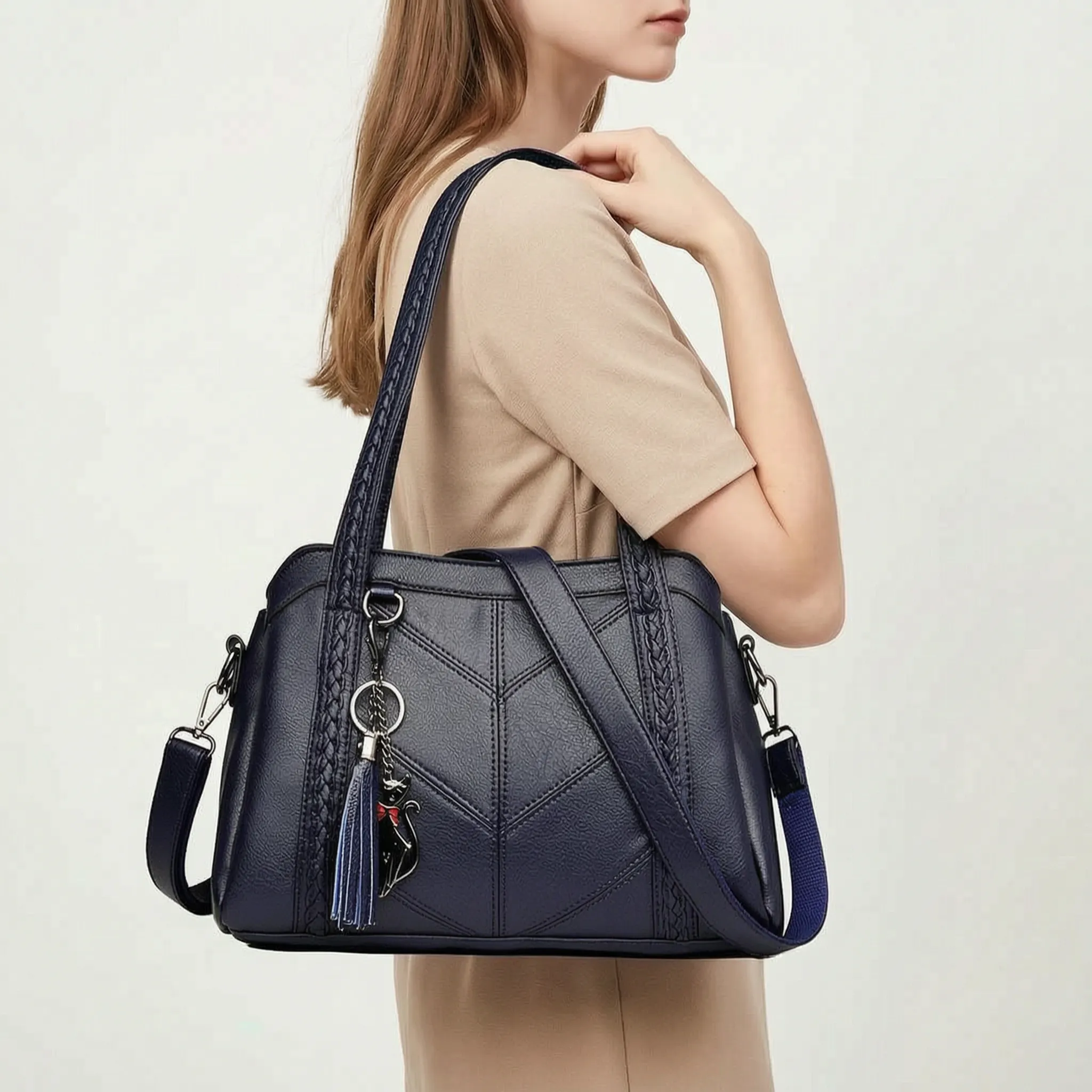 Volara™ -  Spacious Everyday Handbag -  Carrying Daily Essentials
