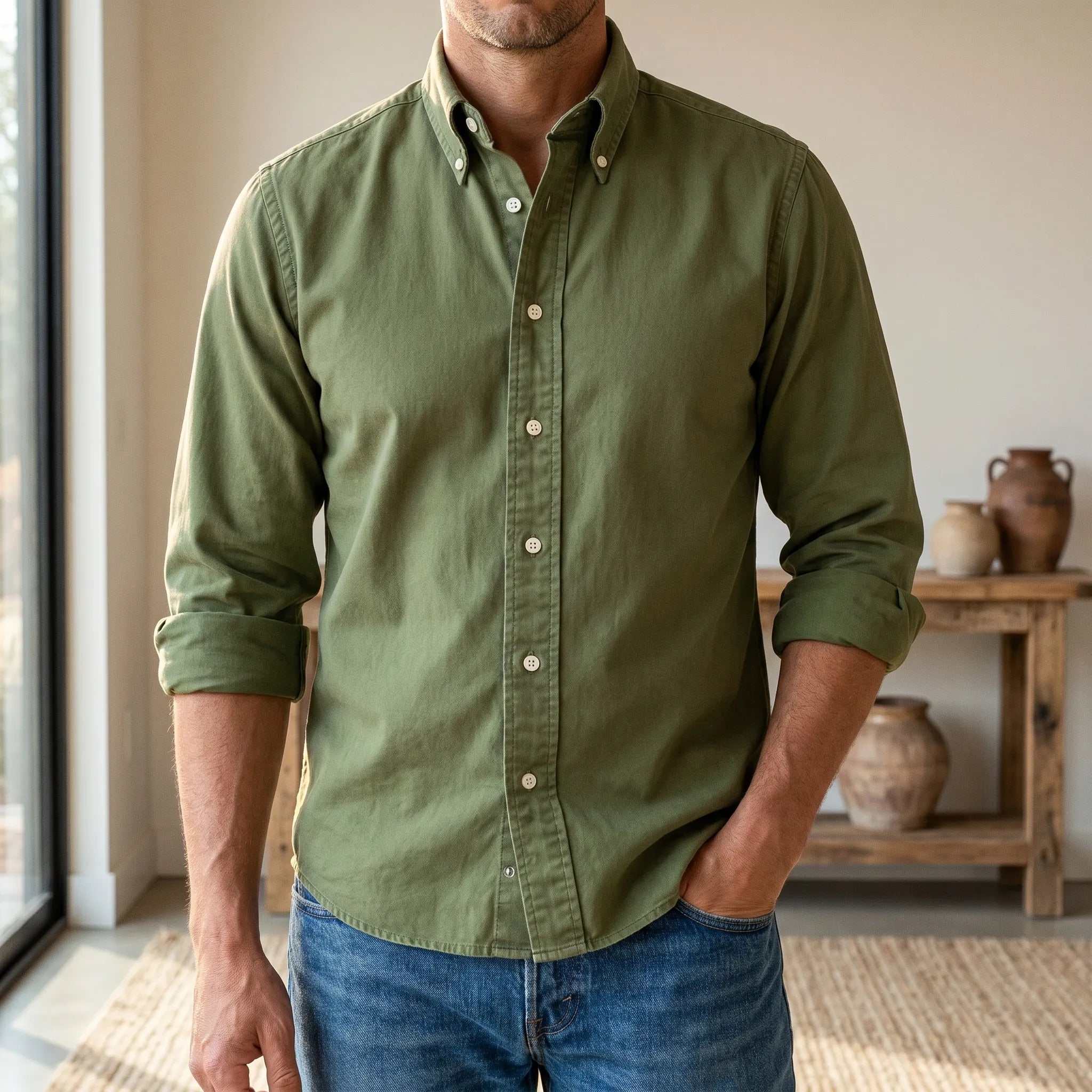 Washwick™ -  Men's Casual Shirt -  Weekend Wear