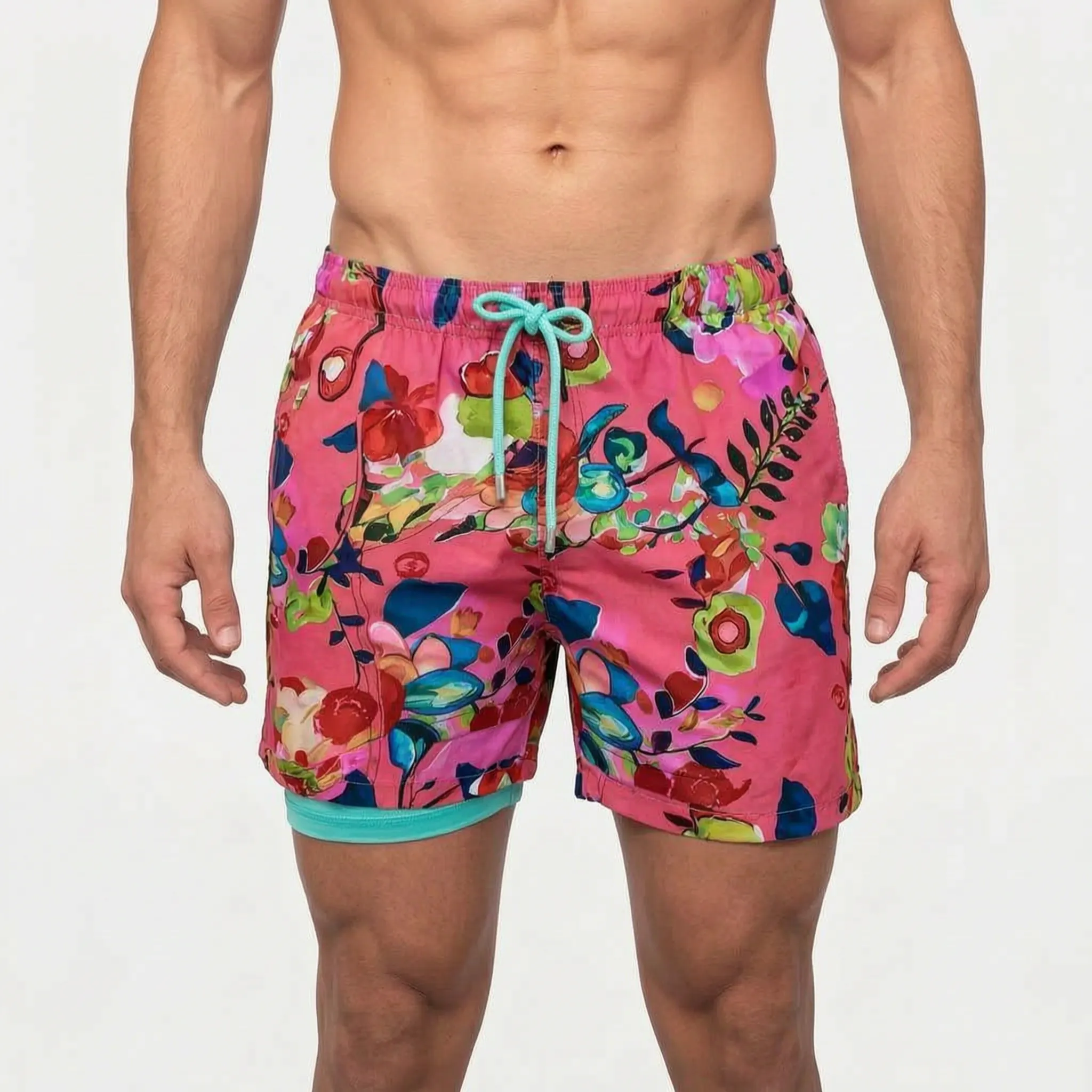 Wavekin™ -  Men's Lined Swim Shorts -  Beach Holidays