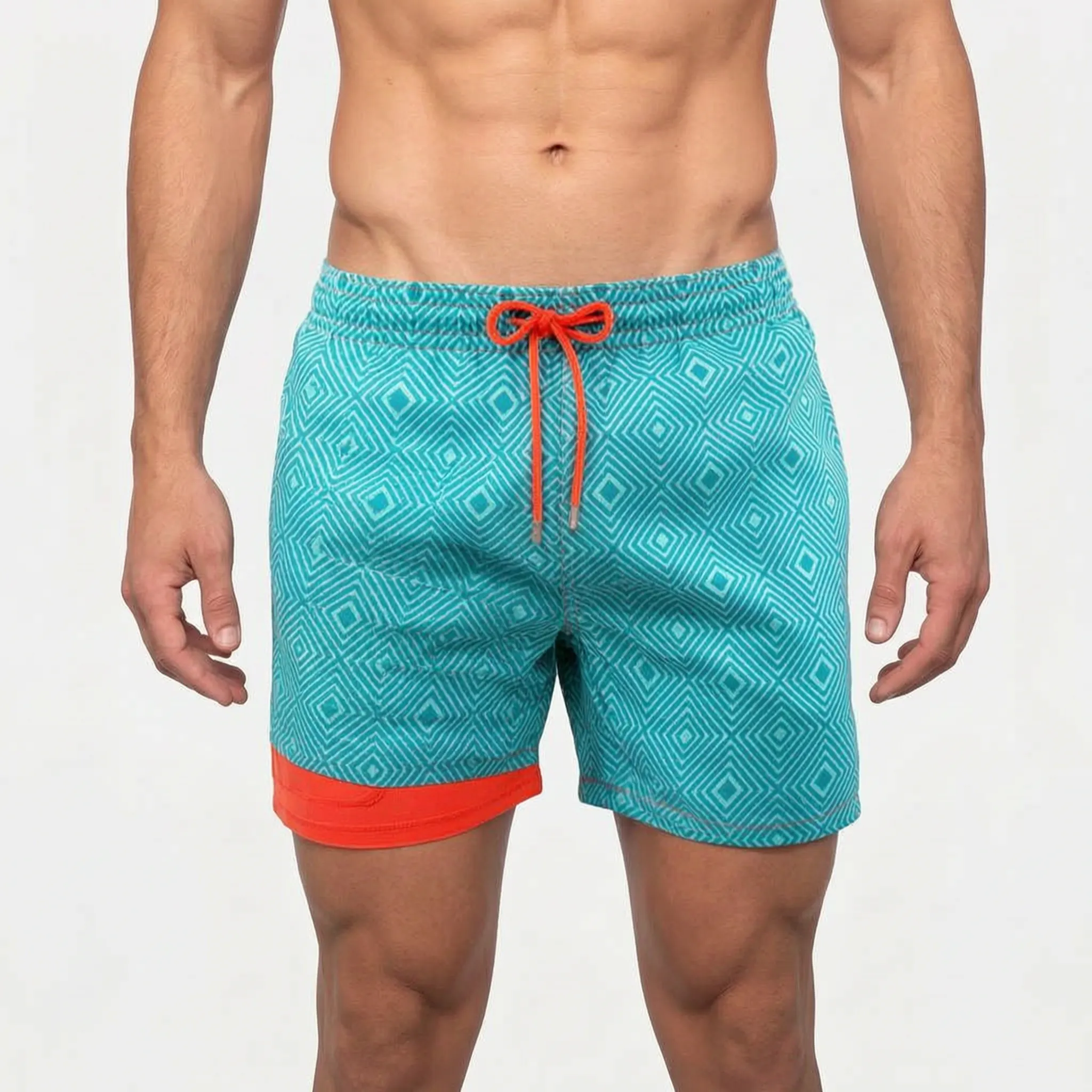 Wavekin™ -  Men's Lined Swim Shorts -  Beach Holidays