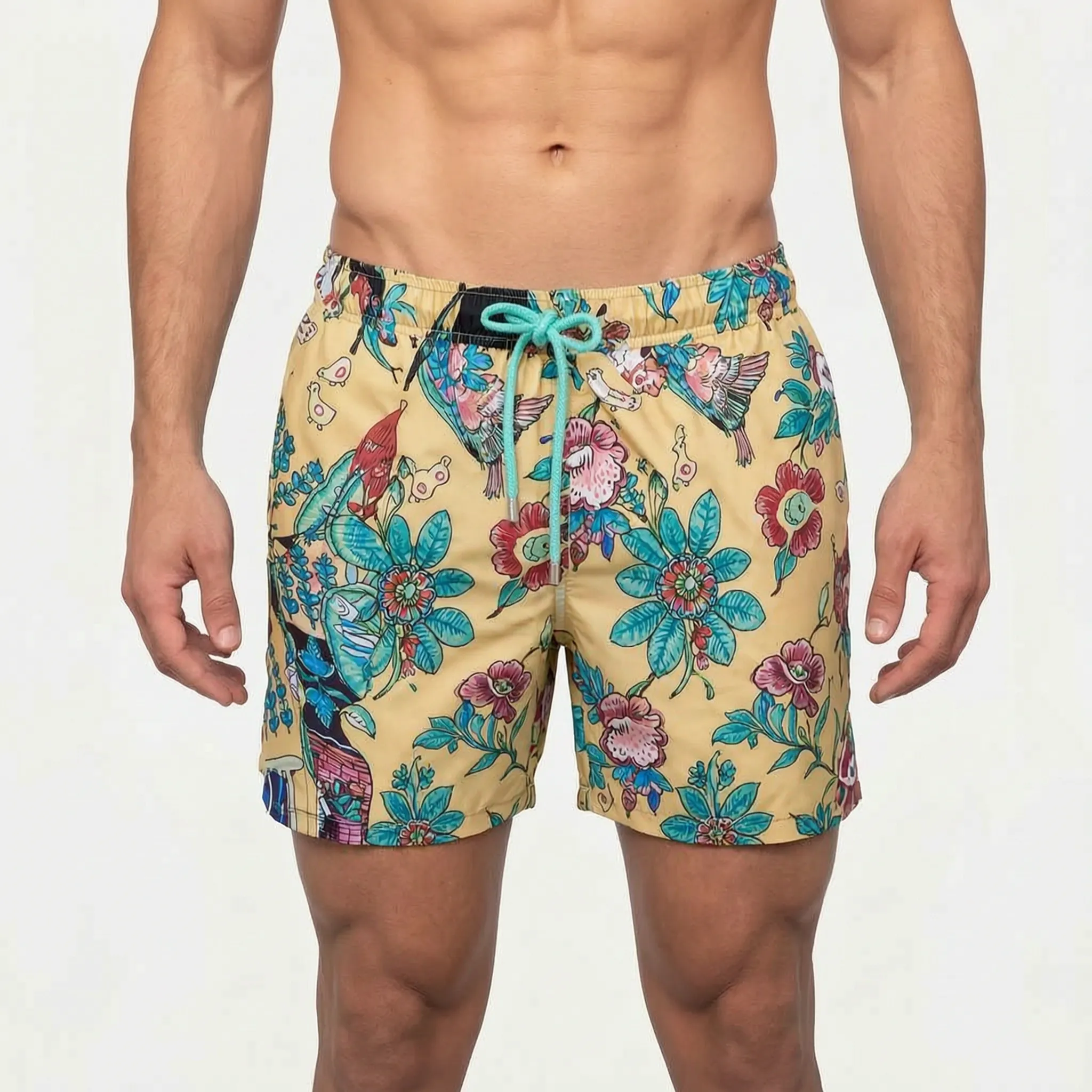 Wavekin™ -  Men's Lined Swim Shorts -  Beach Holidays