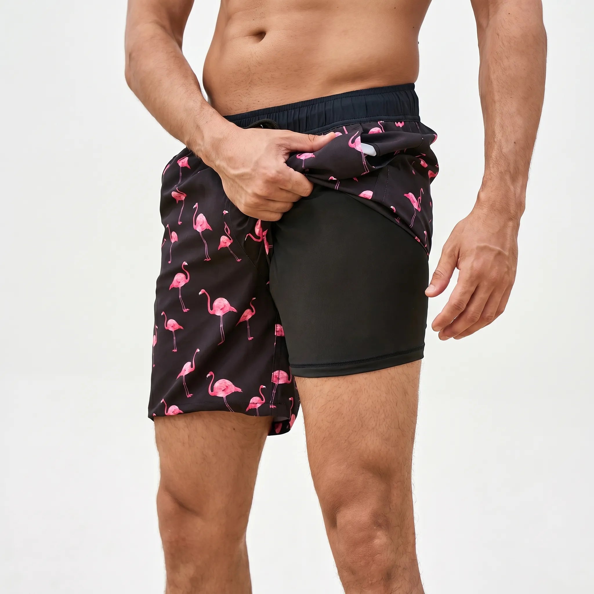 Wavekin™ -  Men's Lined Swim Shorts -  Beach Holidays