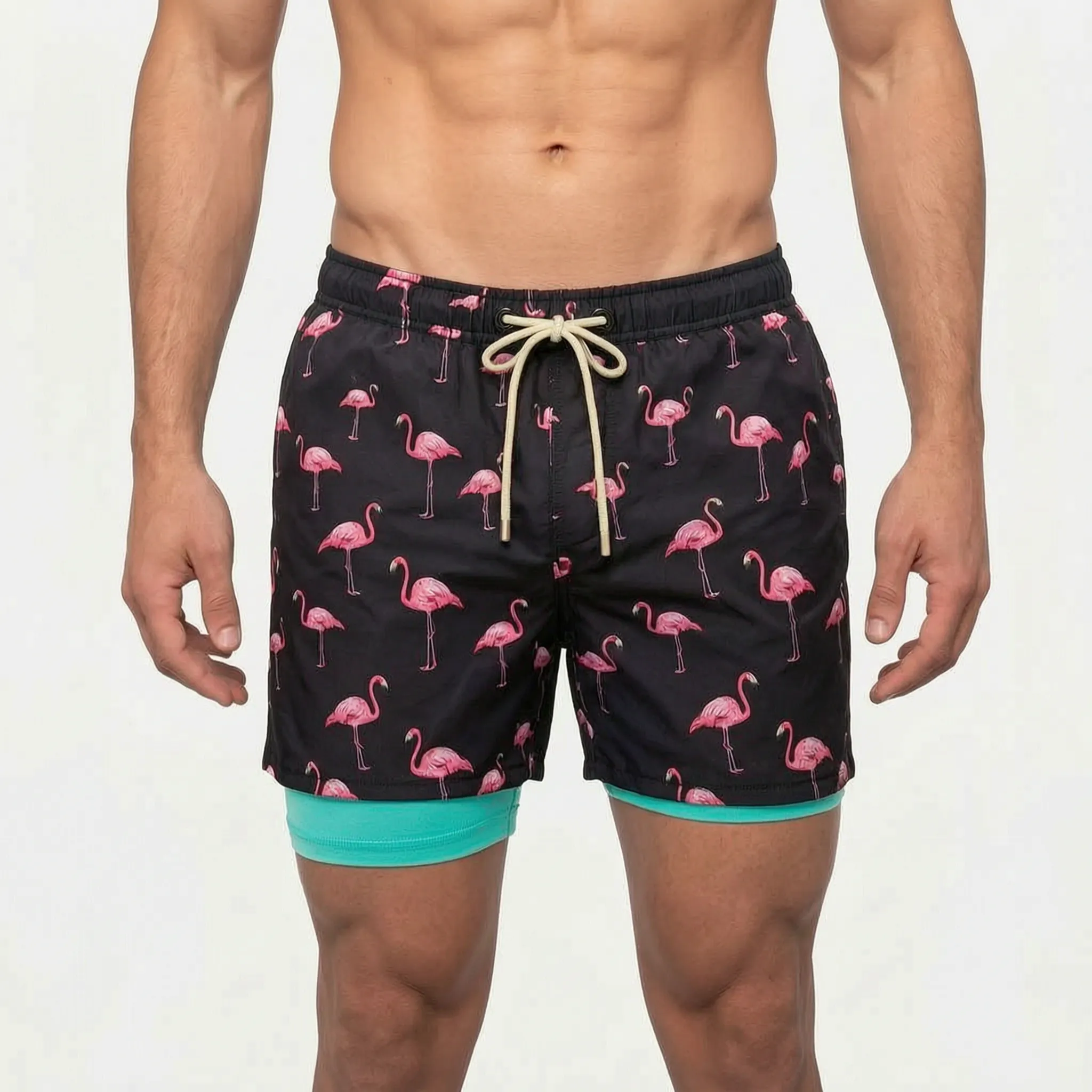 Wavekin™ -  Men's Lined Swim Shorts -  Beach Holidays