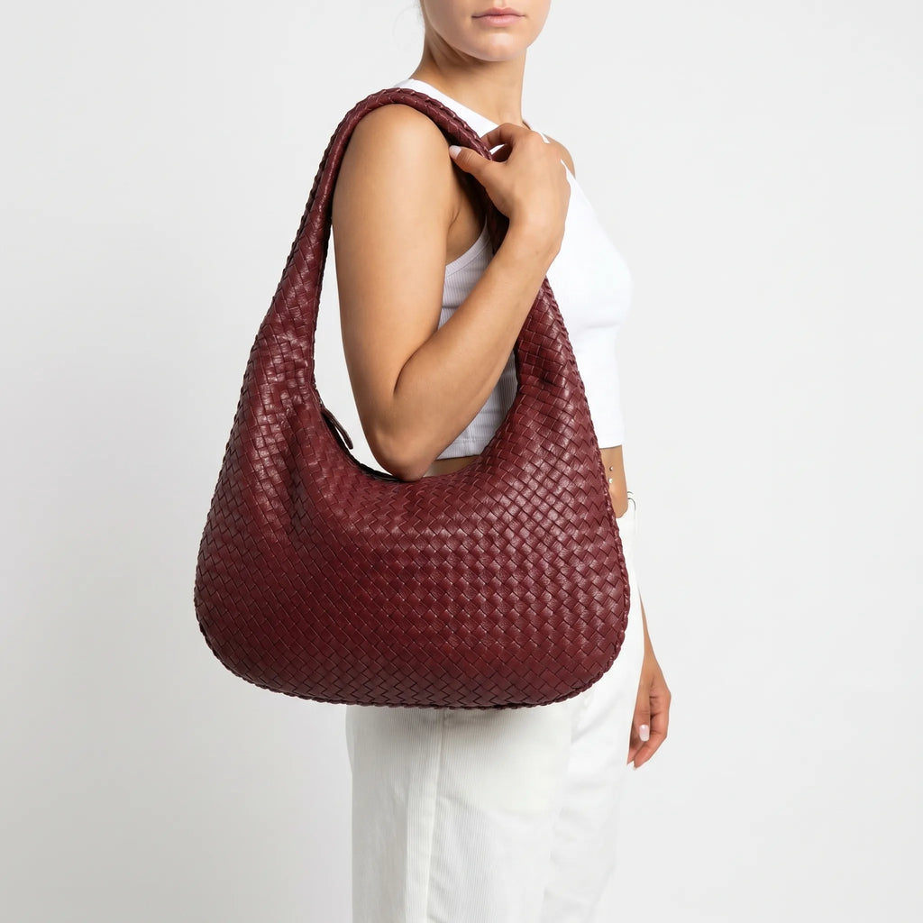 Weavara™ -  Woven Hobo Bag -  Daily Commutes