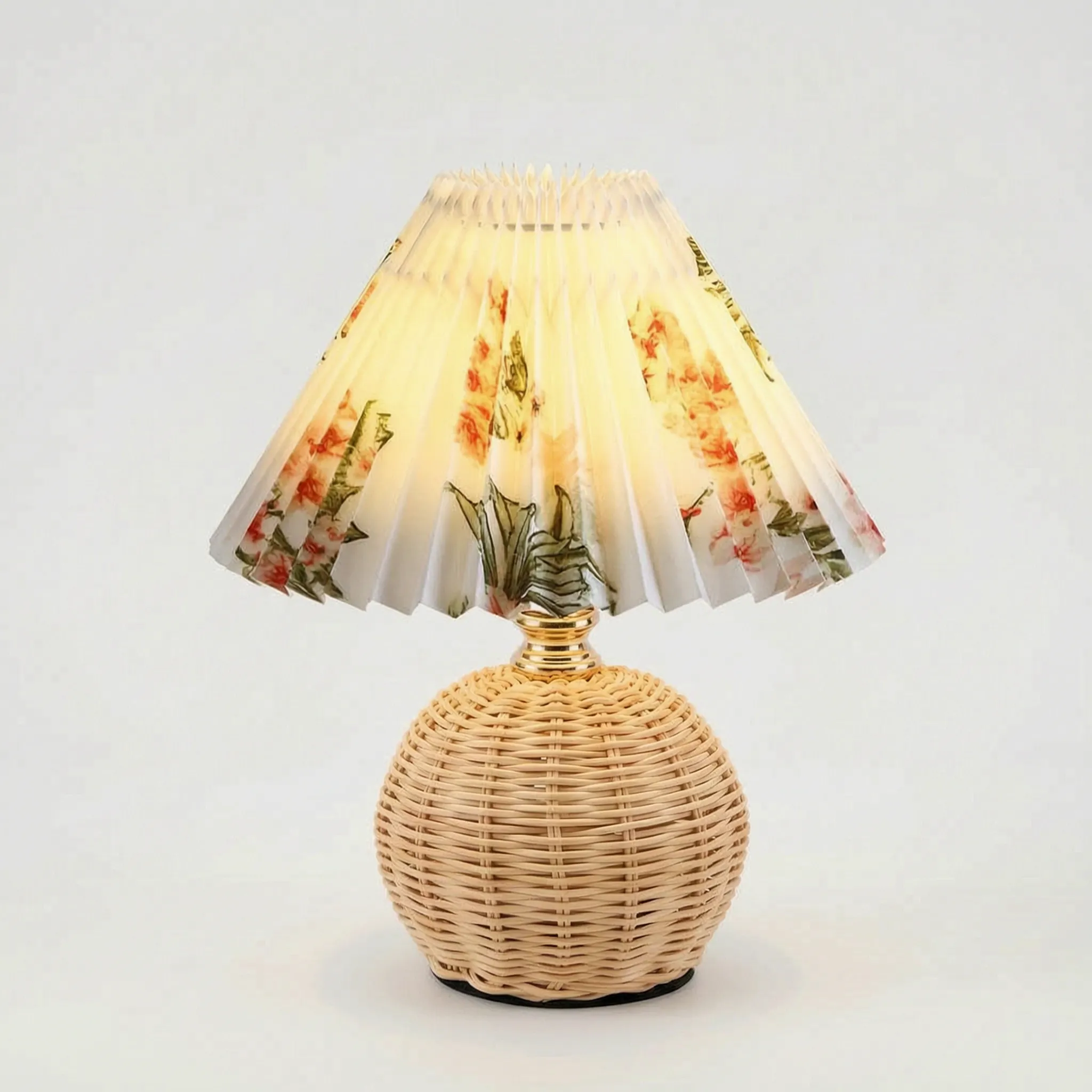 Weavella™ -  Woven Sphere Table Lamp -  Ambient Bedside Lighting
