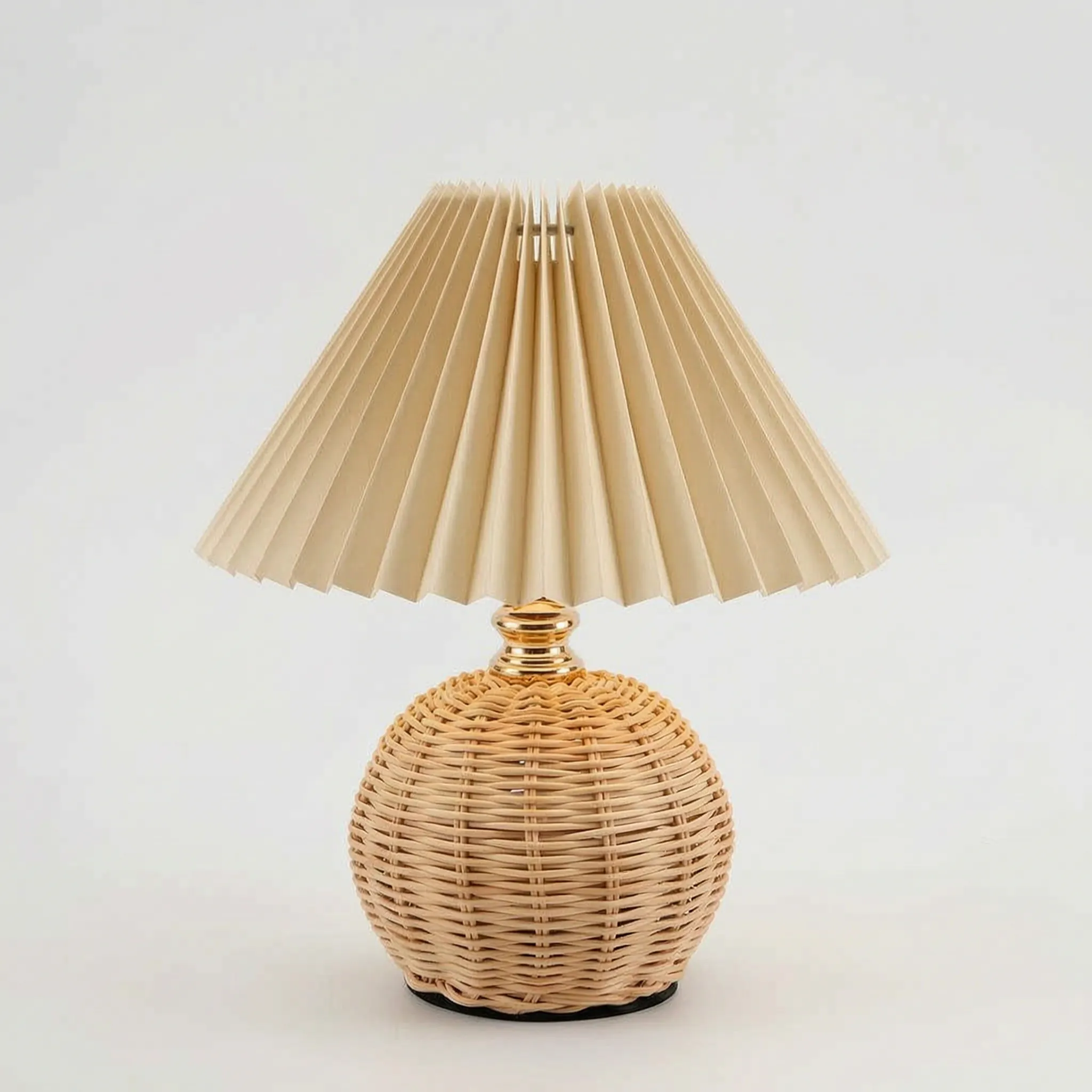 Weavella™ -  Woven Sphere Table Lamp -  Ambient Bedside Lighting