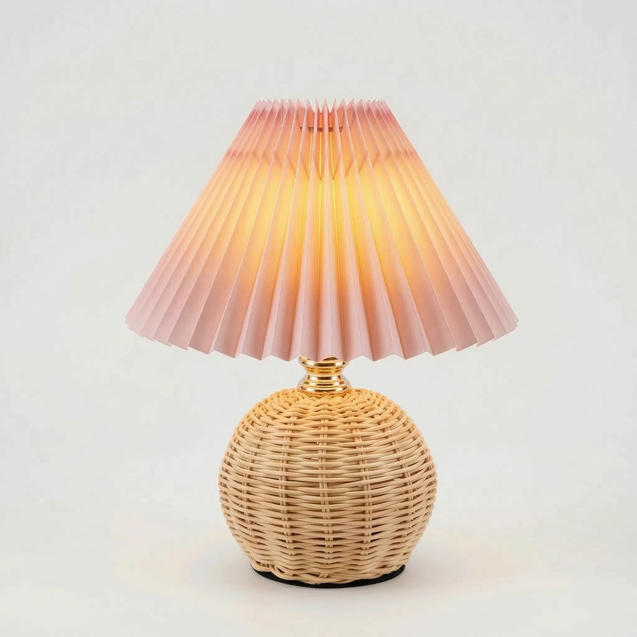 Weavella™ -  Woven Sphere Table Lamp -  Ambient Bedside Lighting