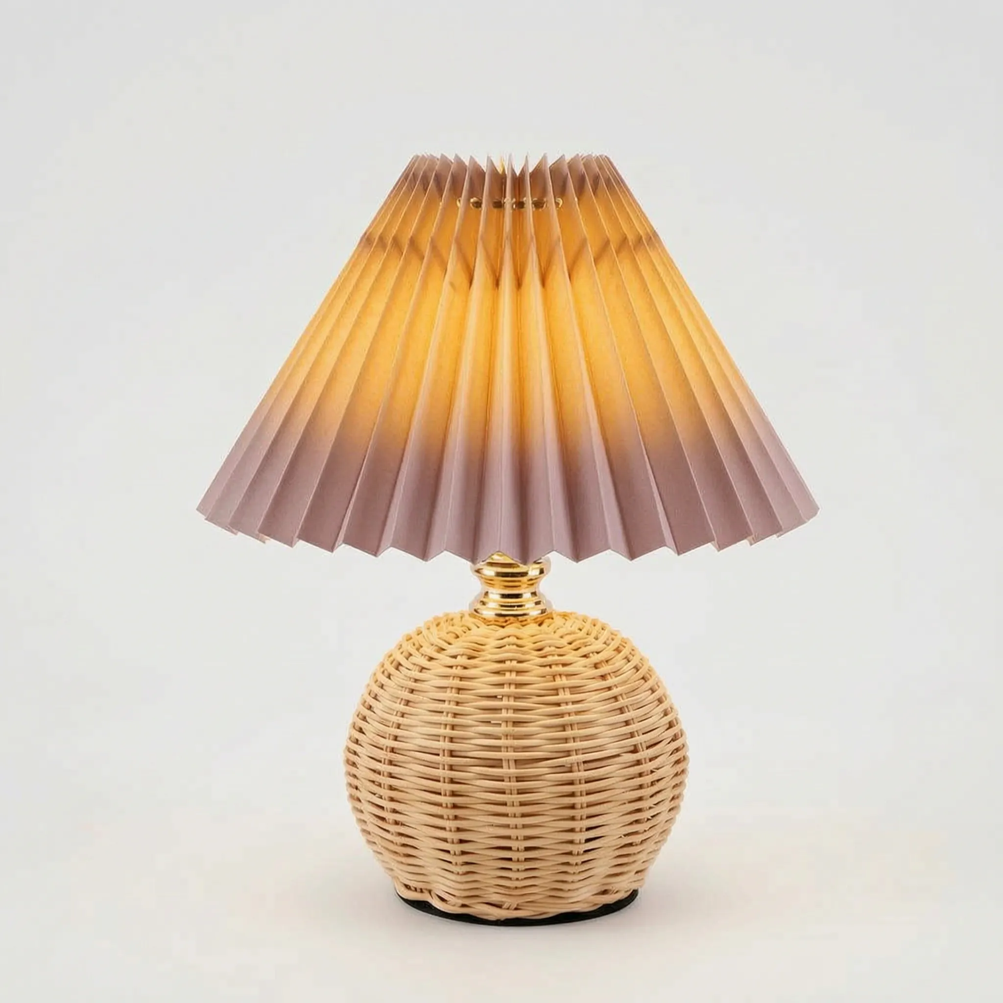 Weavella™ -  Woven Sphere Table Lamp -  Ambient Bedside Lighting