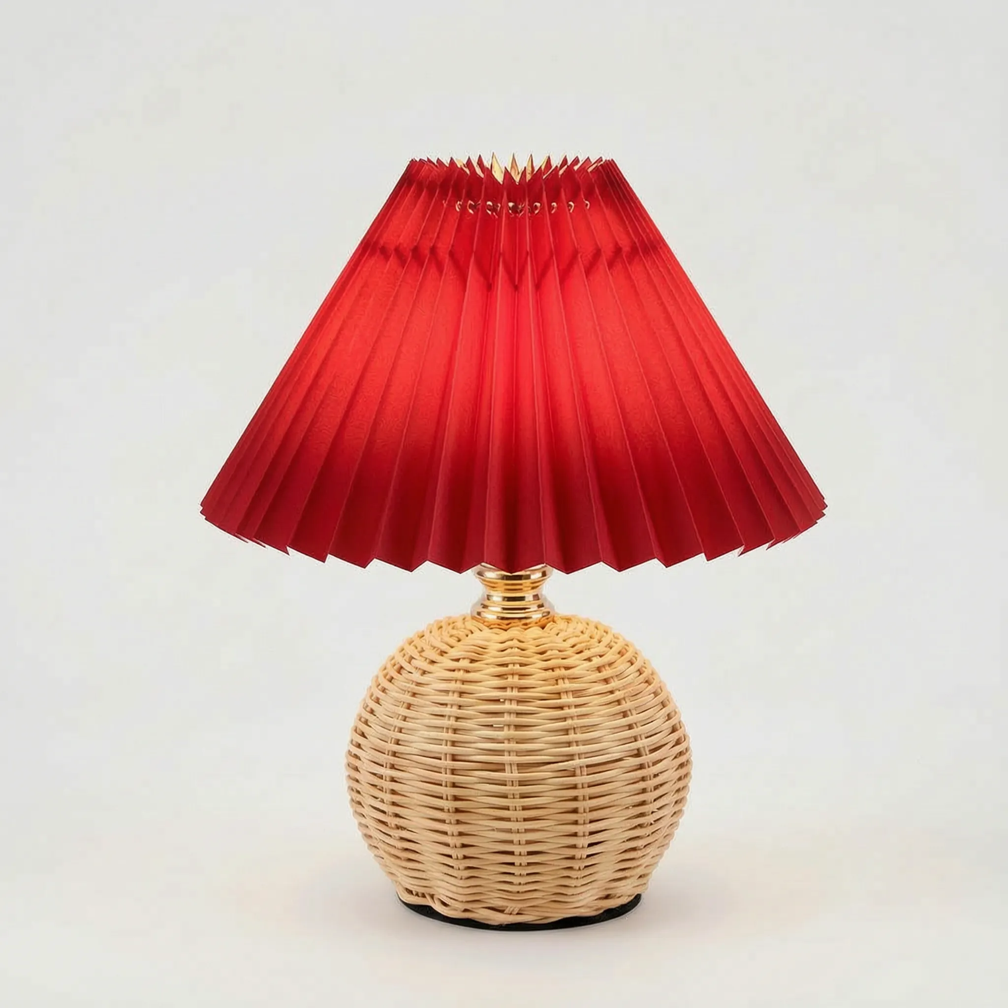 Weavella™ -  Woven Sphere Table Lamp -  Ambient Bedside Lighting