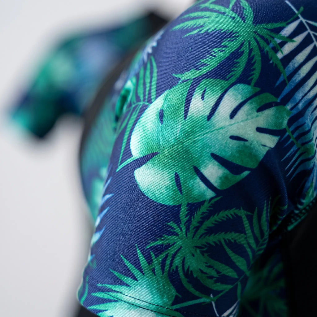 Zefiro™ -  Short Sleeve One-Piece Swimsuit -  Active Water Sports
