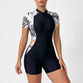 Zefiro™ -  Short Sleeve One-Piece Swimsuit -  Active Water Sports