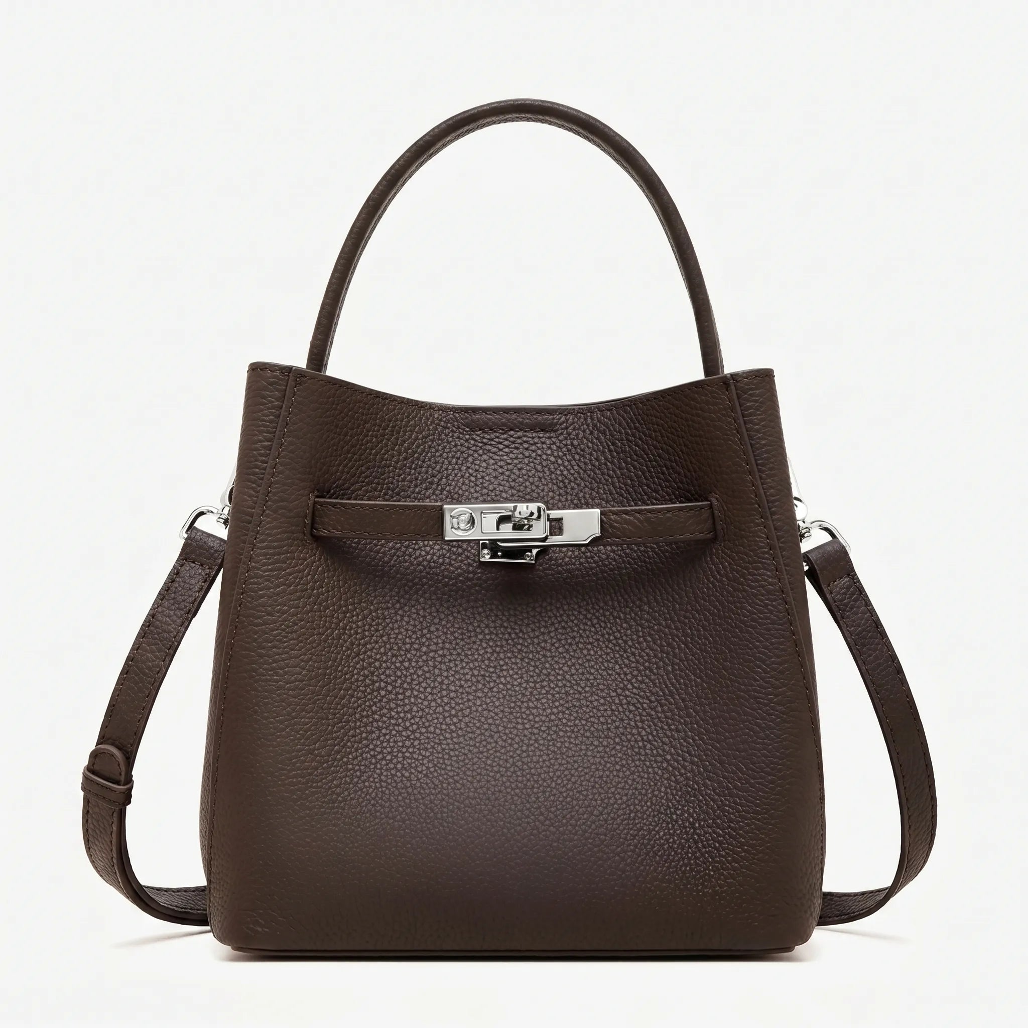 Zelston™ -  Structured Bucket Style Handbag -  Carrying Daily Essentials