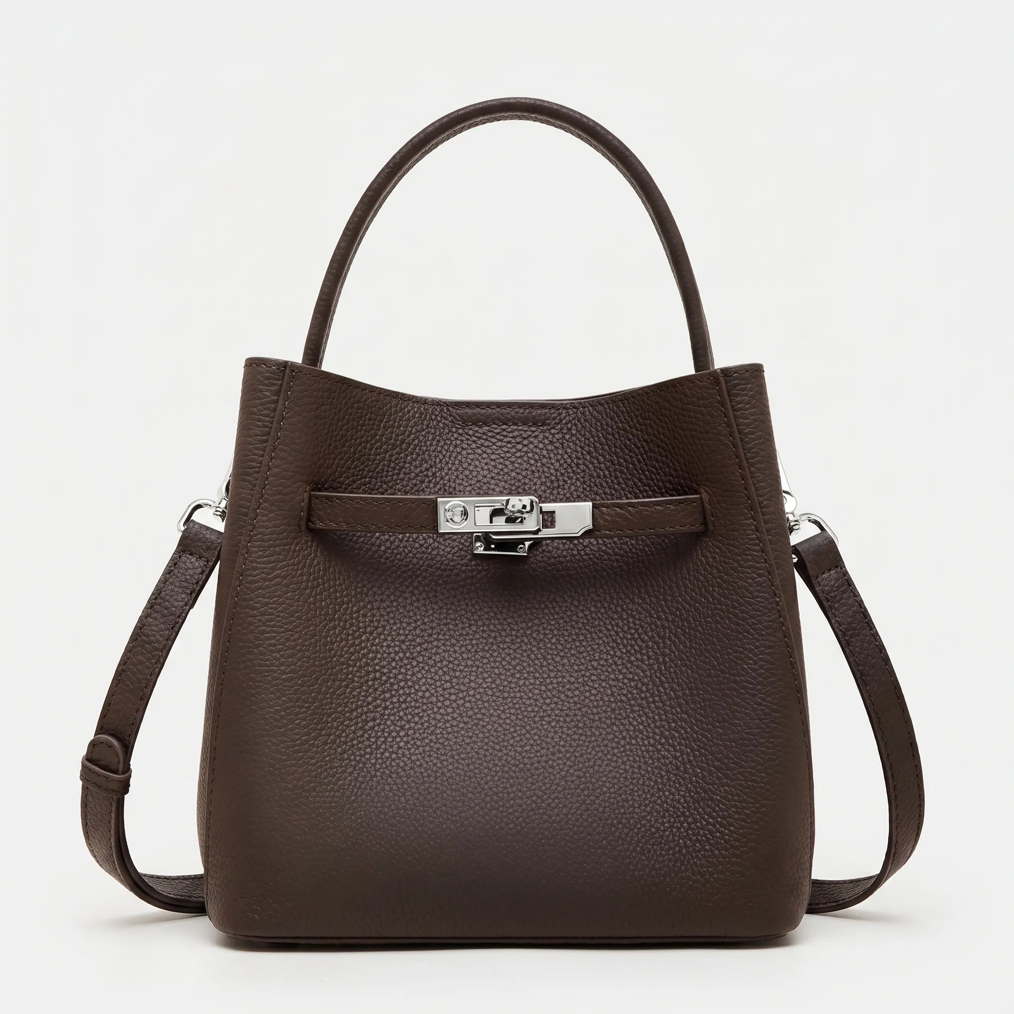 Zelston™ -  Structured Bucket Style Handbag -  Carrying Daily Essentials