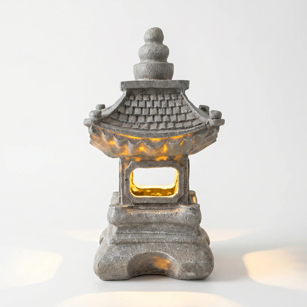 Zenitrea™ -  Solar Powered Pagoda Light -  Illuminating Garden Pathways