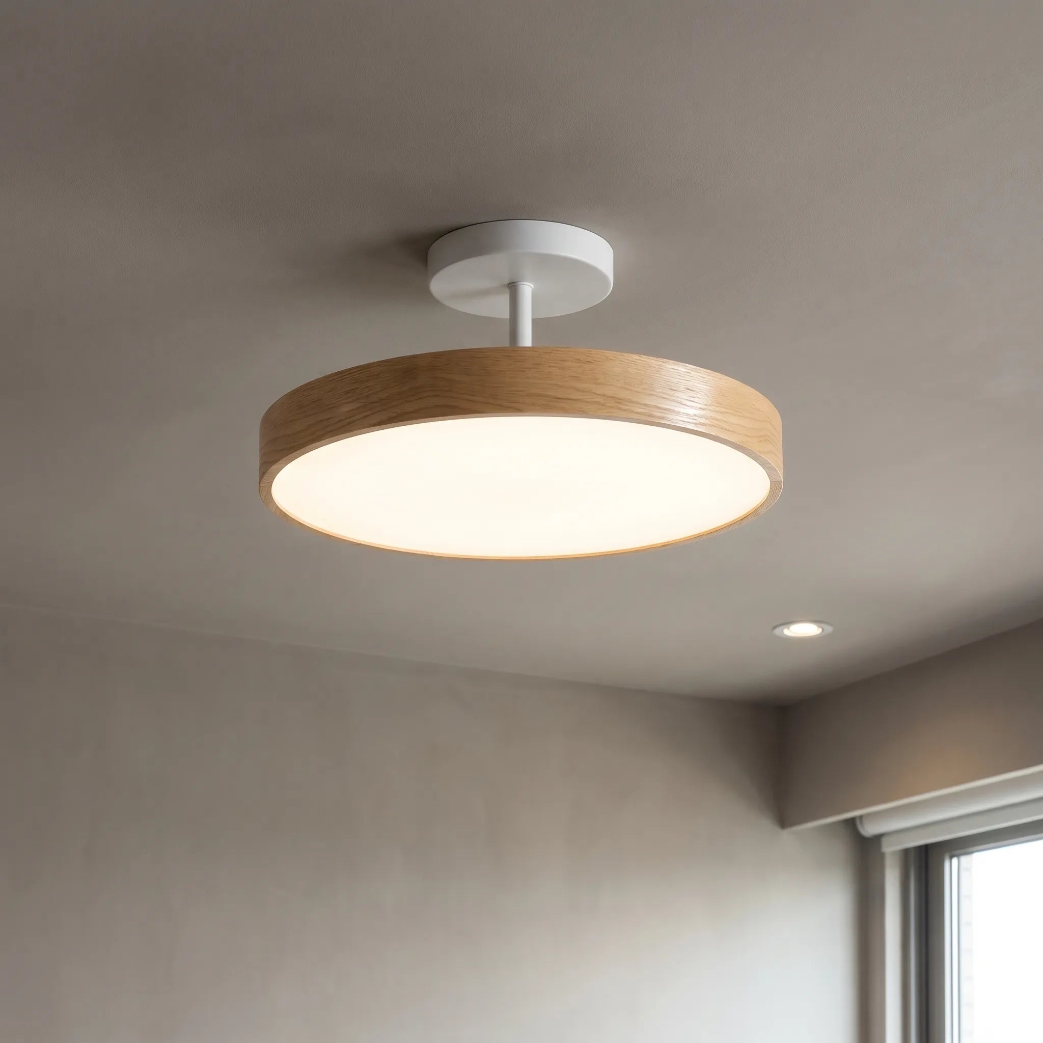 Zenora™ -  Round Semi-Flush Ceiling Light -  Ambient Room Lighting