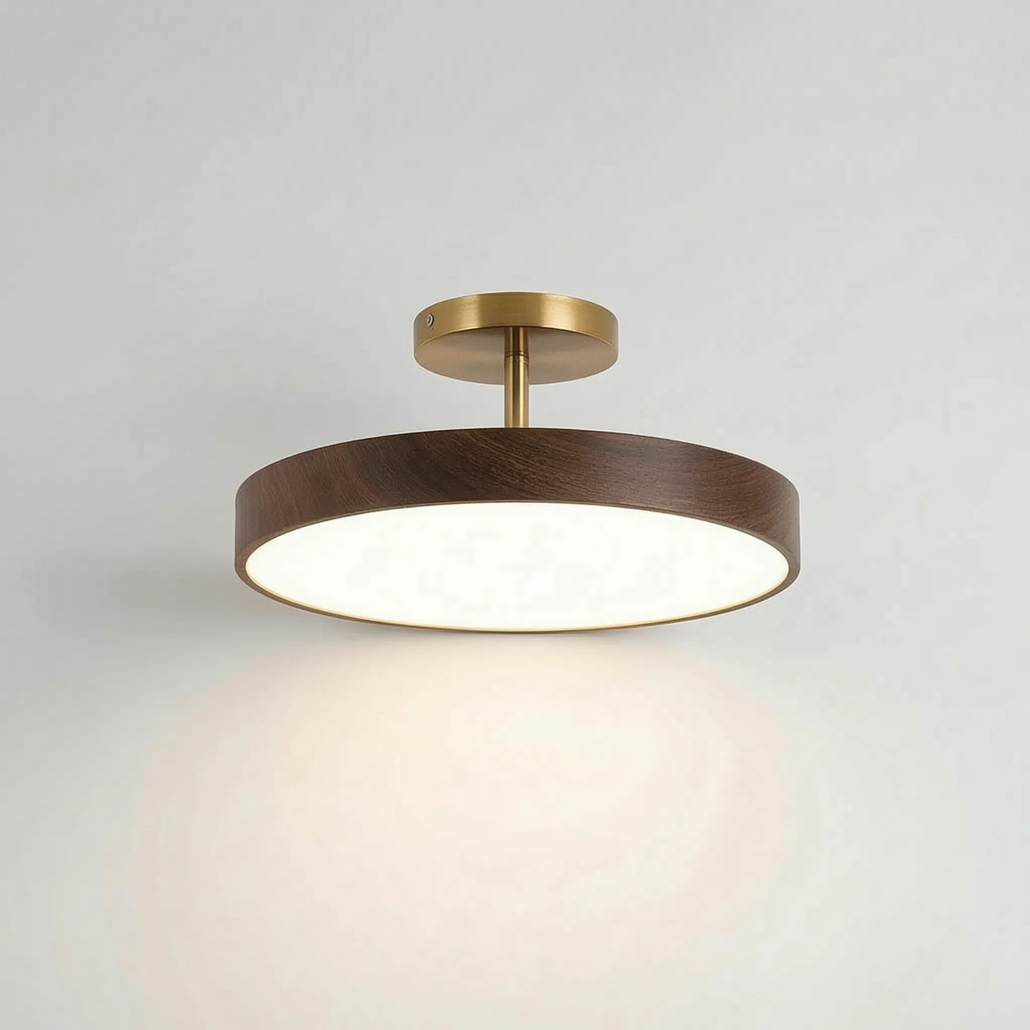 Zenora™ -  Round Semi-Flush Ceiling Light -  Ambient Room Lighting
