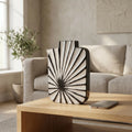 Zentic™ -  Modern Decorative Flat Vase -  Displaying Floral Arrangements