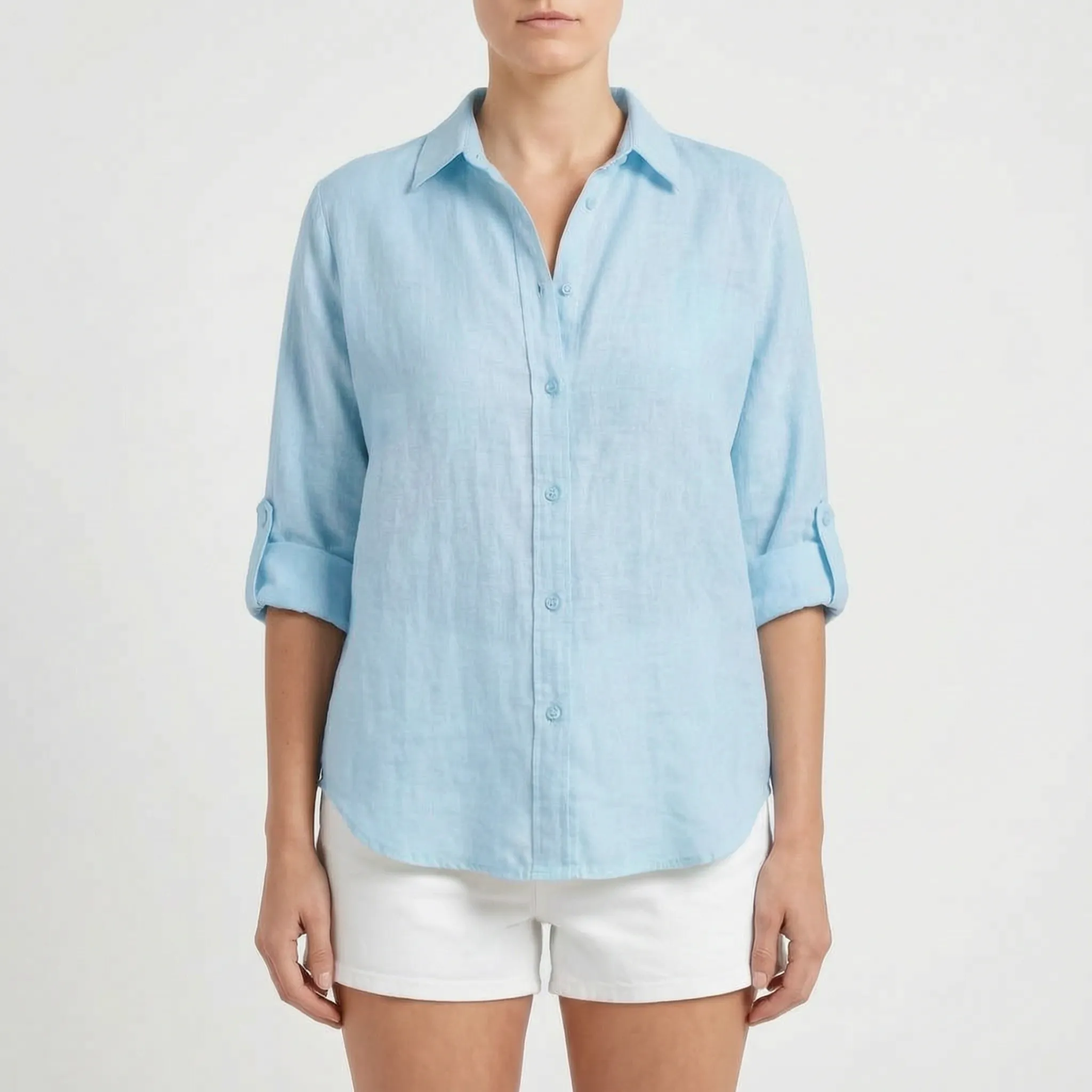 Zephyra™ -  Relaxed Button-Down Shirt -  Warm Weather Layering