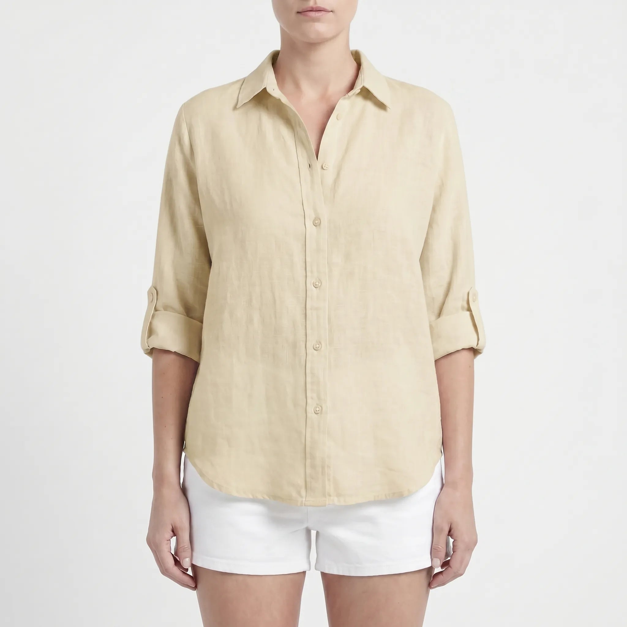 Zephyra™ -  Relaxed Button-Down Shirt -  Warm Weather Layering