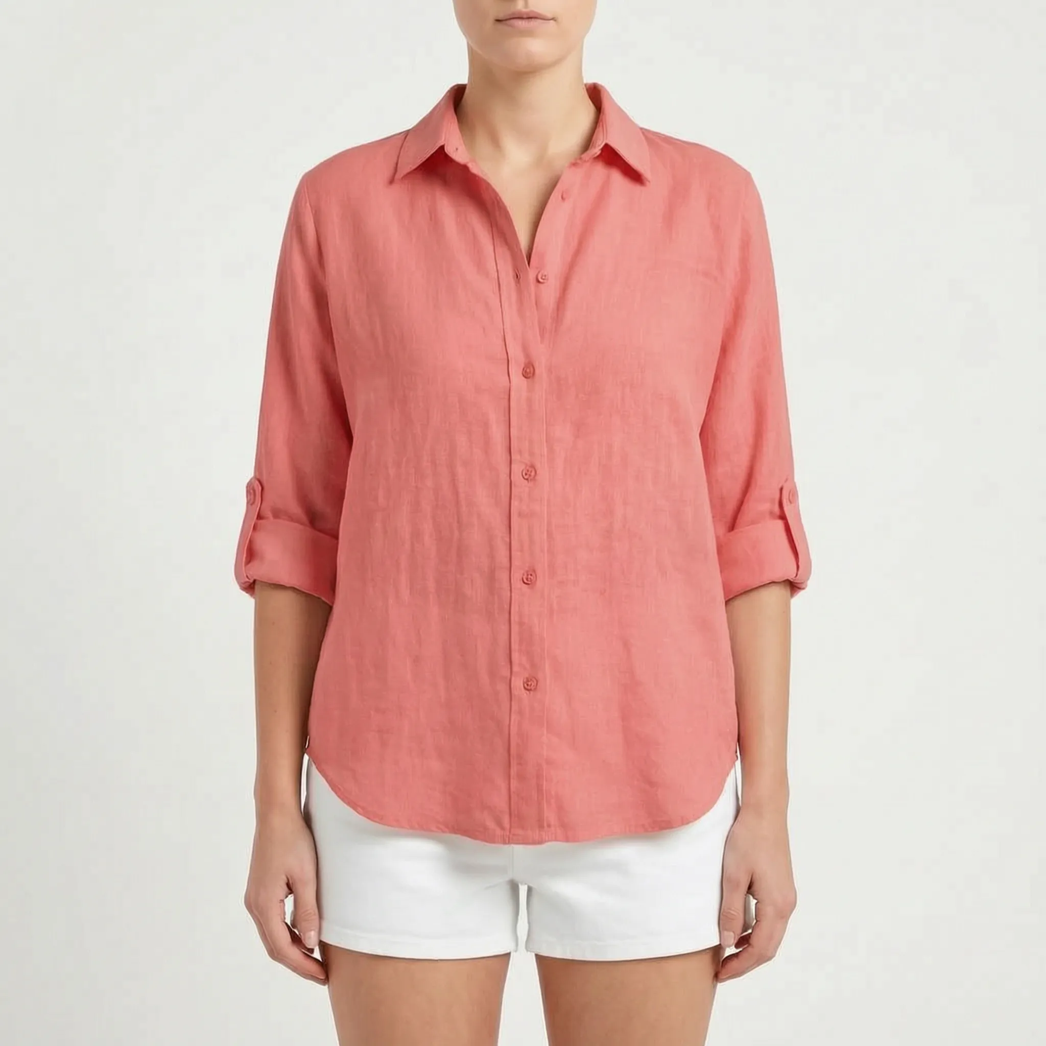 Zephyra™ -  Relaxed Button-Down Shirt -  Warm Weather Layering