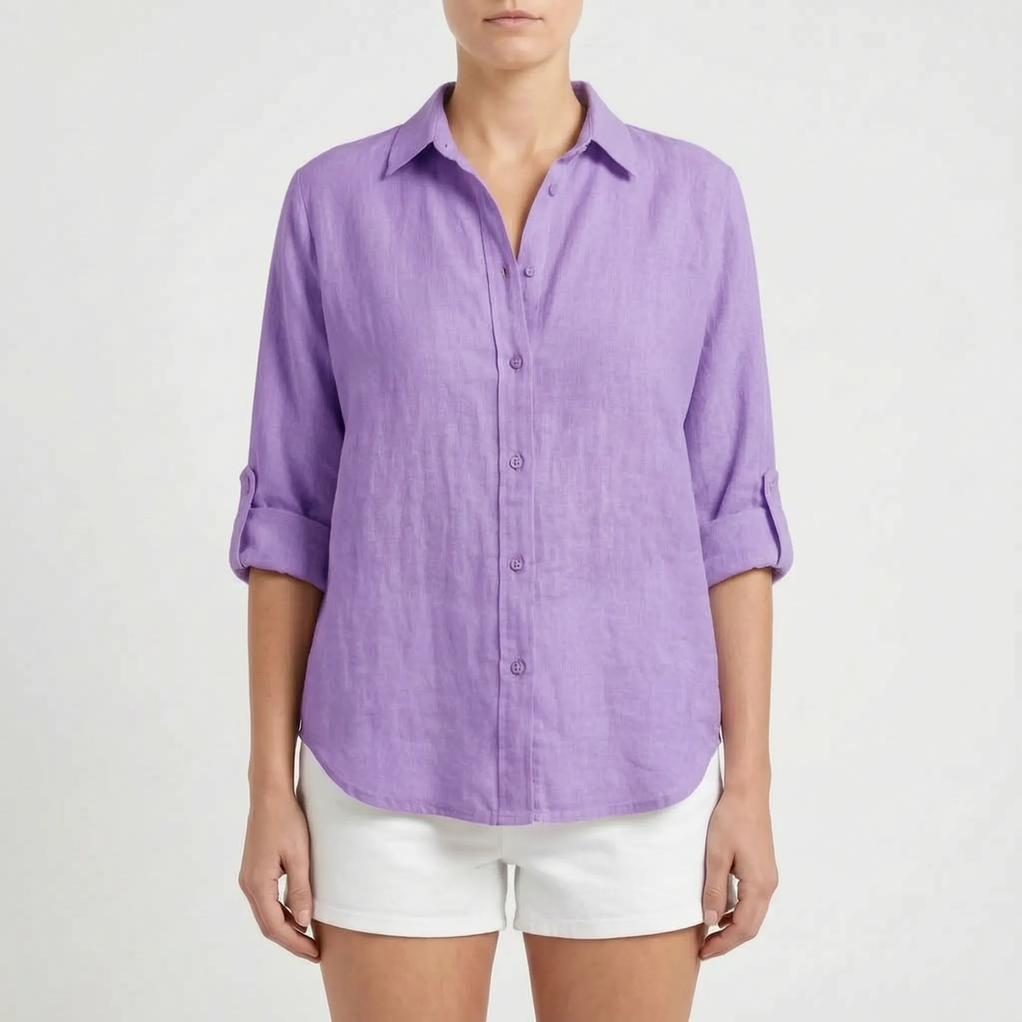Zephyra™ -  Relaxed Button-Down Shirt -  Warm Weather Layering