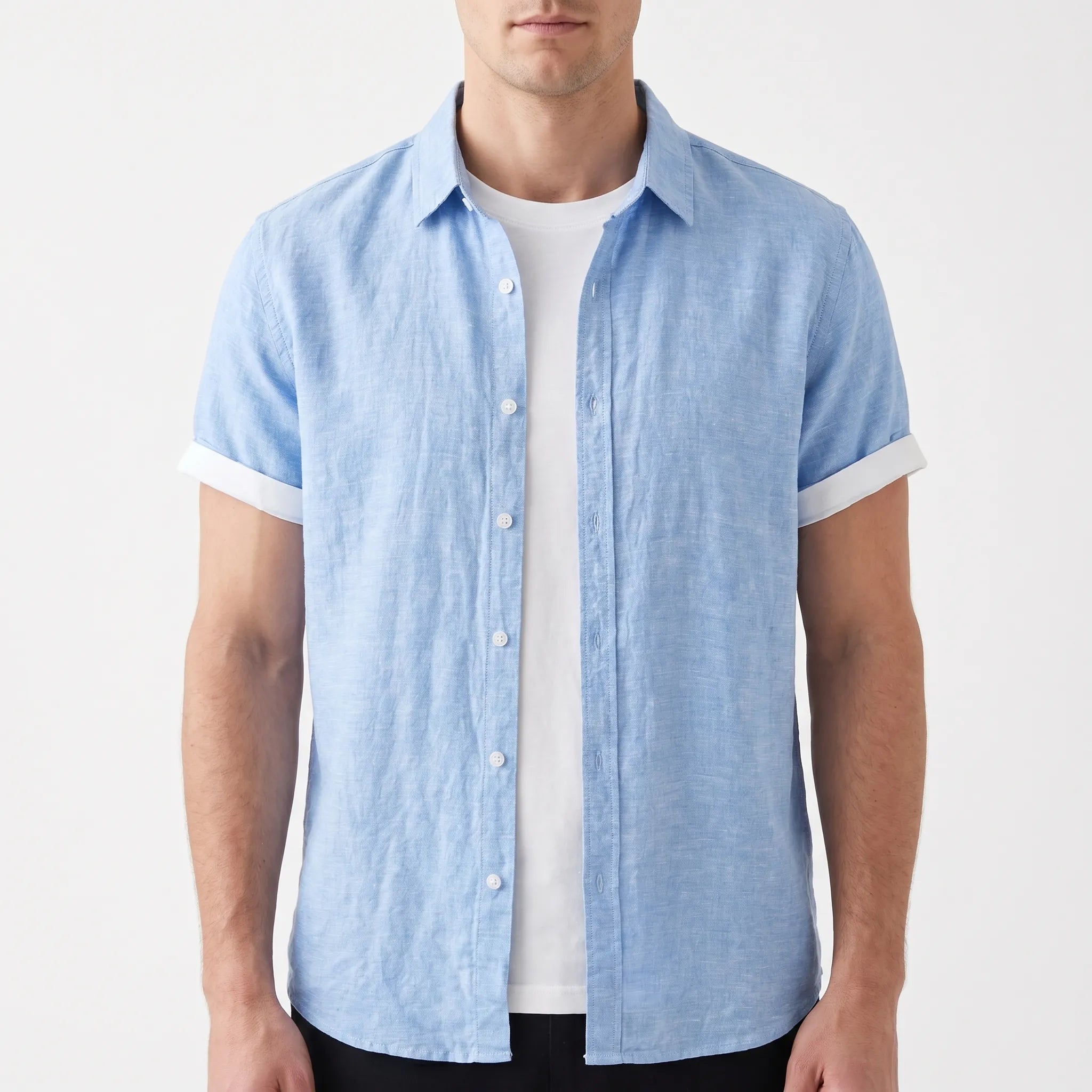 Zephyron™ -  Men's Short Sleeve Casual Shirt -  Warm Weather Styling