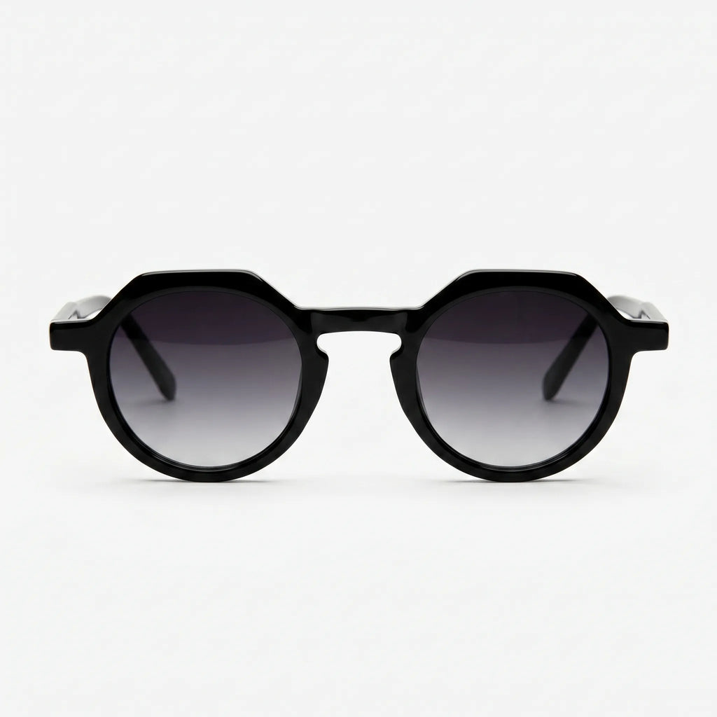 Zephyx™ -  Geometric Semi-Round Sunglasses -  Sunny City Walks