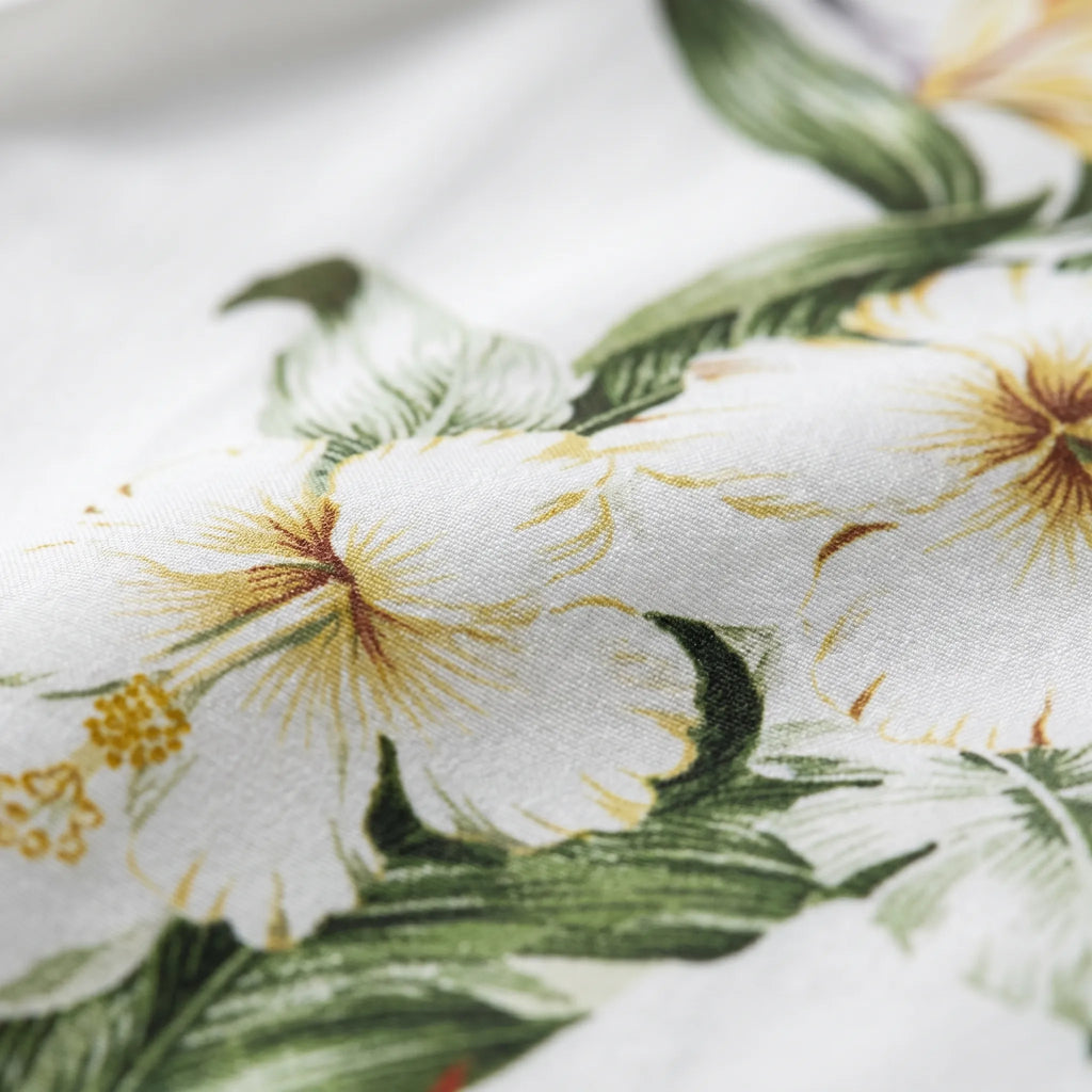 Zovira™ -  Short Sleeve Patterned Shirt -  Summer Evening Wear