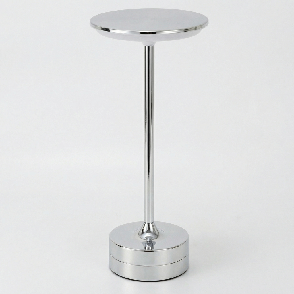 ChromeAura Cordless Touch-Control Rechargeable LED Table Light