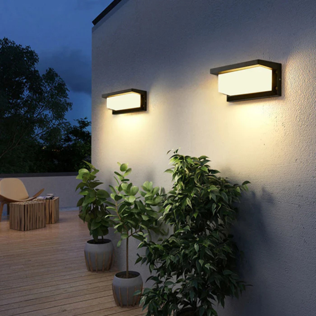 Outdoor Motion Sensor LED Wall Light E27 18W