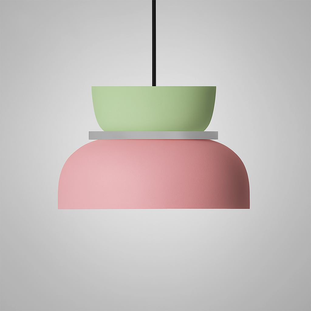 Macaron Acrylic Dome Pendant Light LED E27 12W